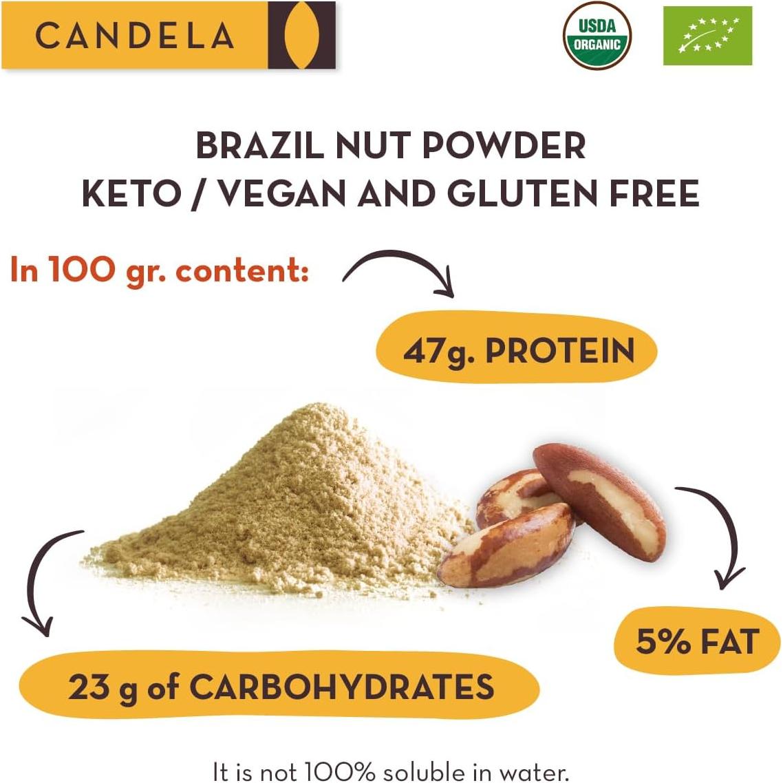 Proteína en Polvo de Nuez de Brasil Candela 4.4 kg Orgánico
