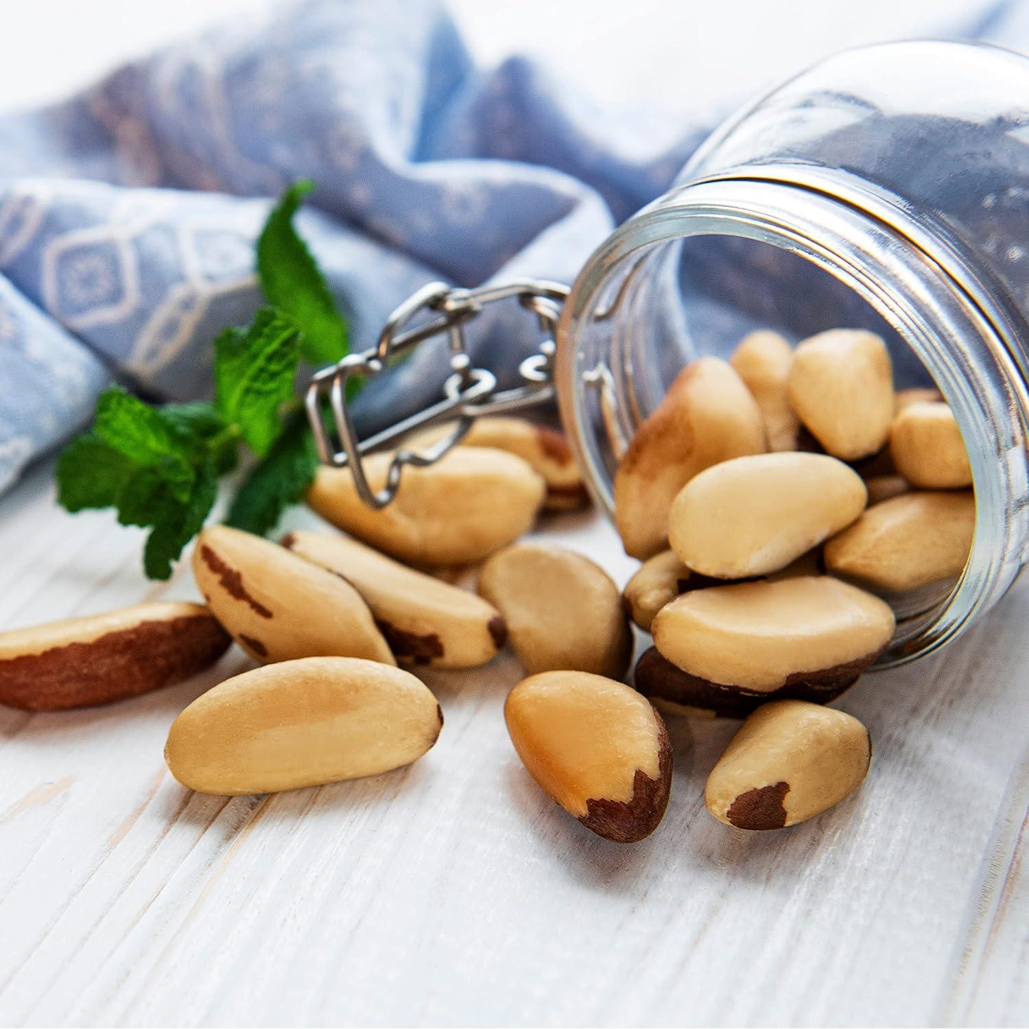 Nueces de Brasil Tostadas y Saladas Jaybee 907 g - Snack Saludable