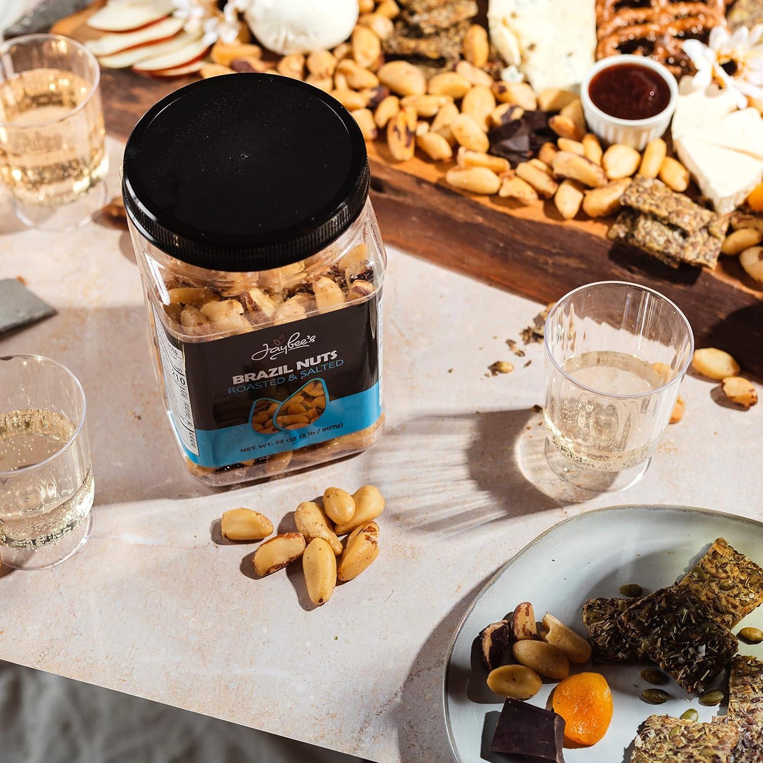 Nueces de Brasil Tostadas y Saladas Jaybee 907 g - Snack Saludable