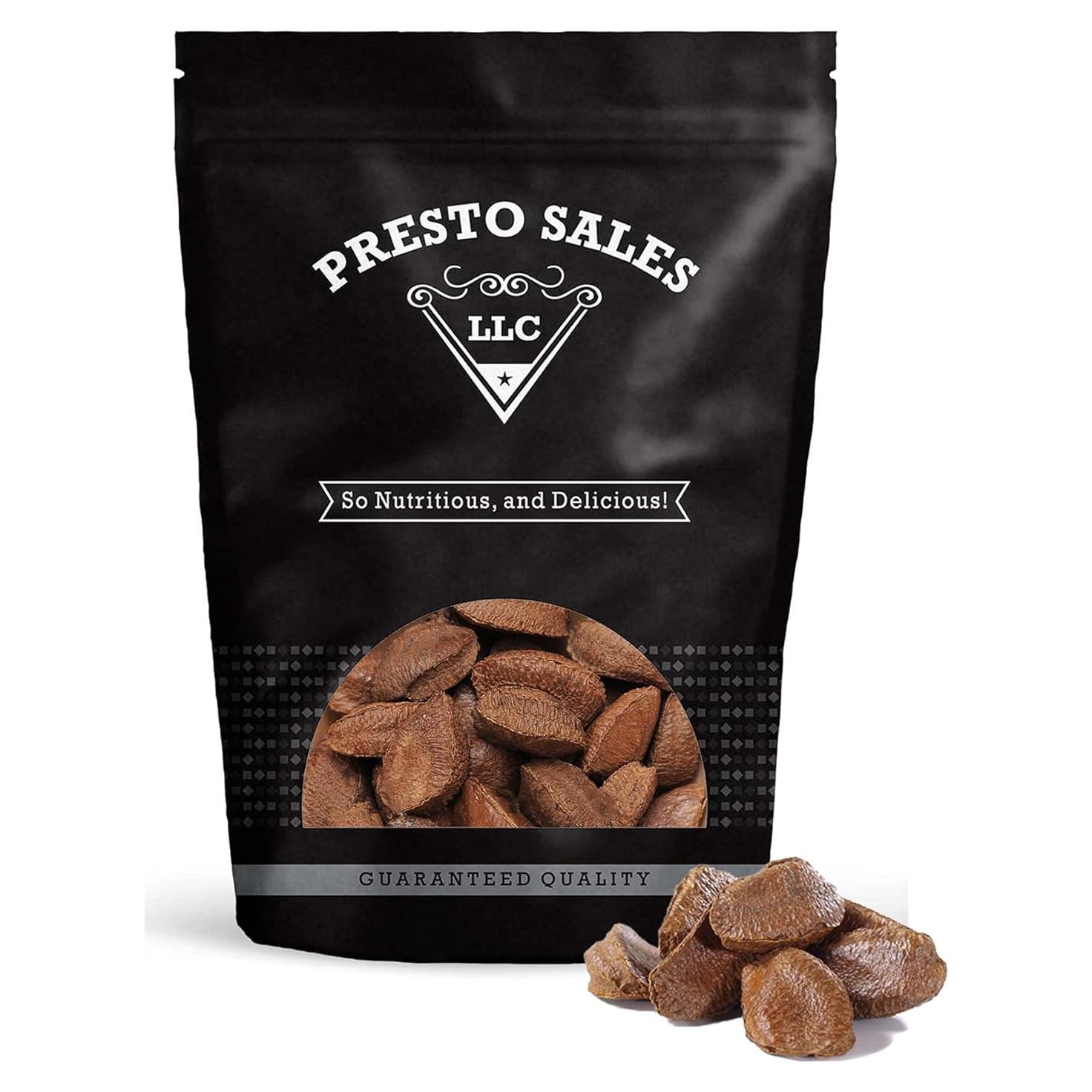 Nueces de Brasil Crudas en Cáscara 453.6 g Presto Sales