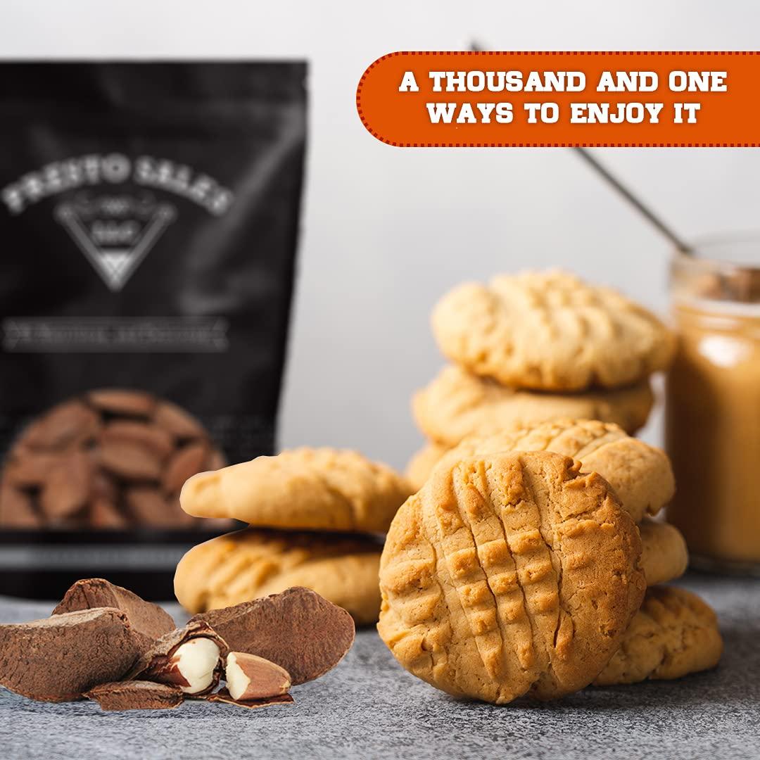 Nueces de Brasil Crudas en Cáscara 453.6 g Presto Sales