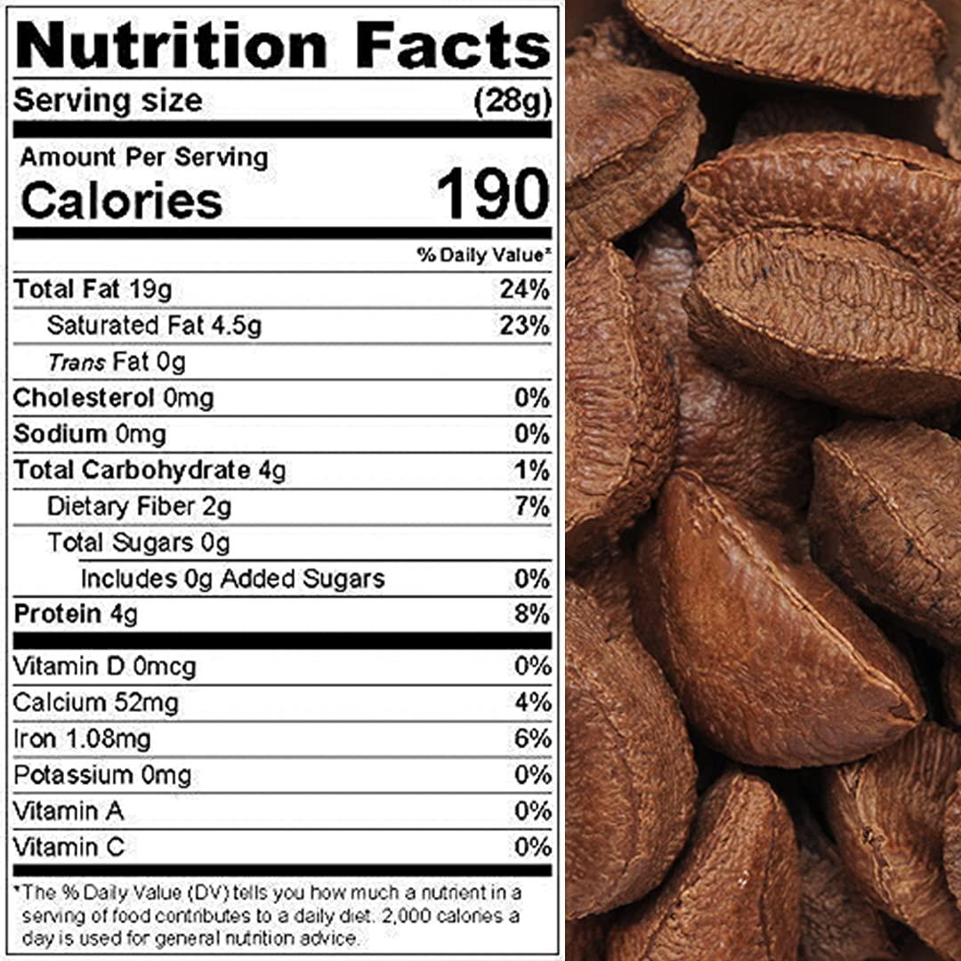 Nueces de Brasil Crudas en Cáscara 453.6 g Presto Sales