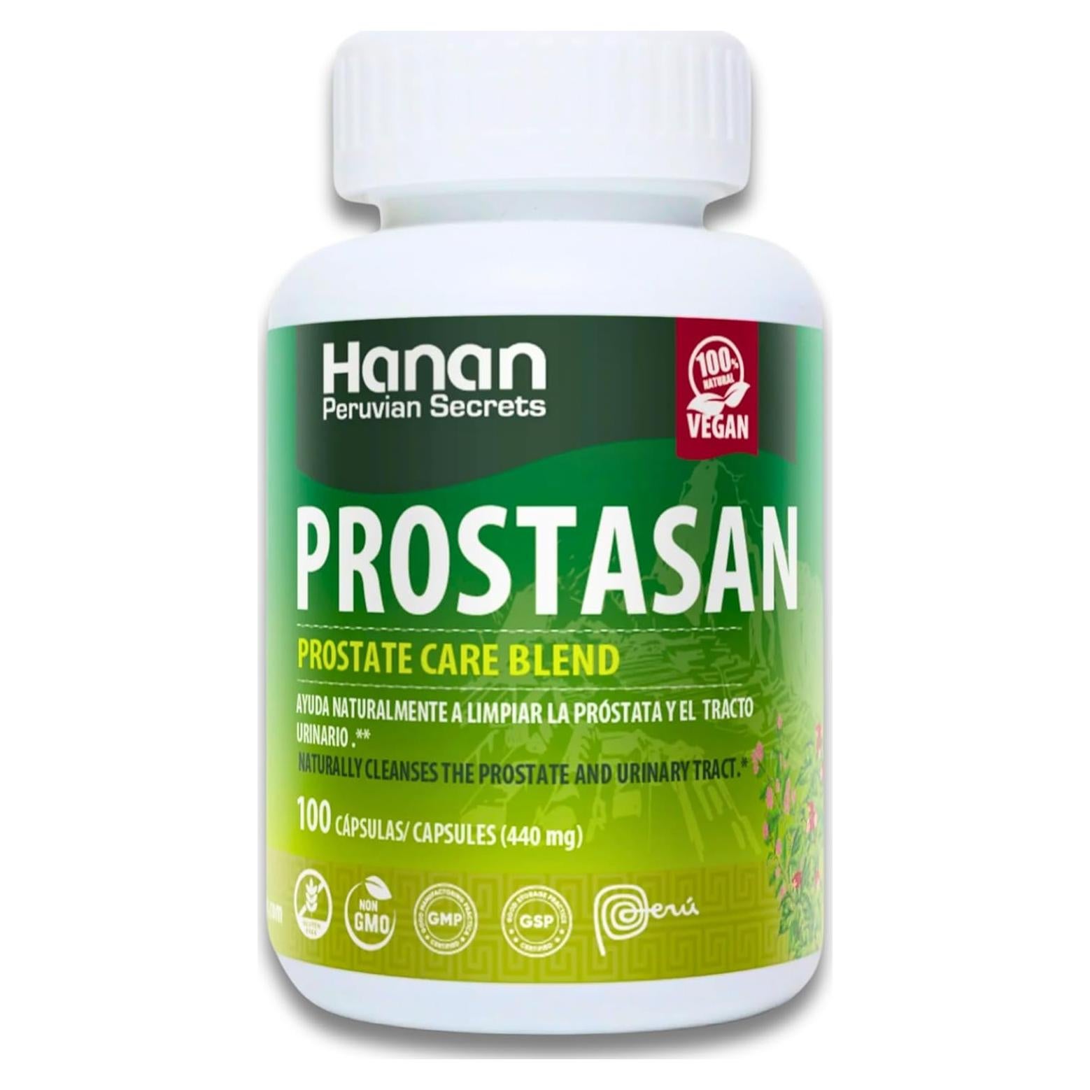 Suplemento Prostasan Hanan 100 cápsulas - Salud prostática