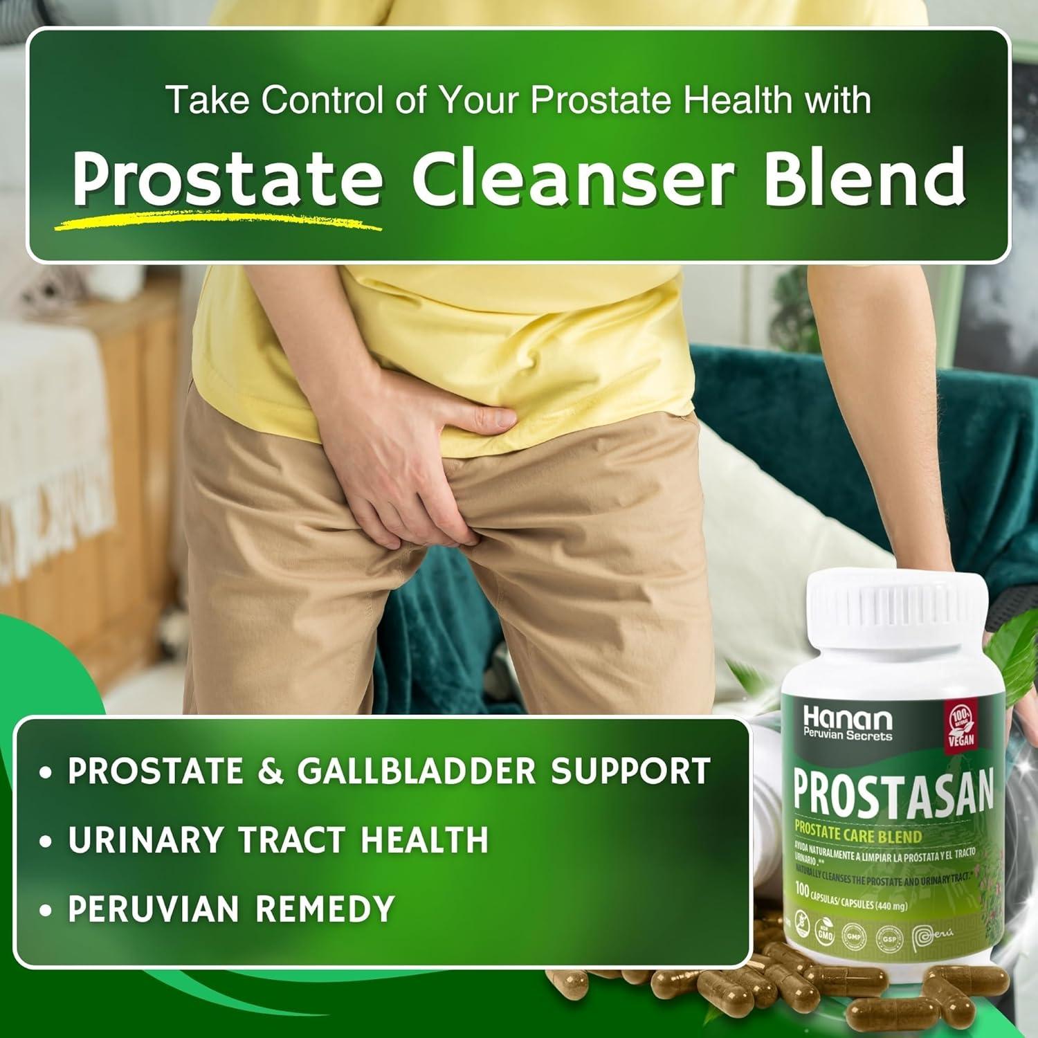 Suplemento Prostasan Hanan 100 cápsulas - Salud prostática