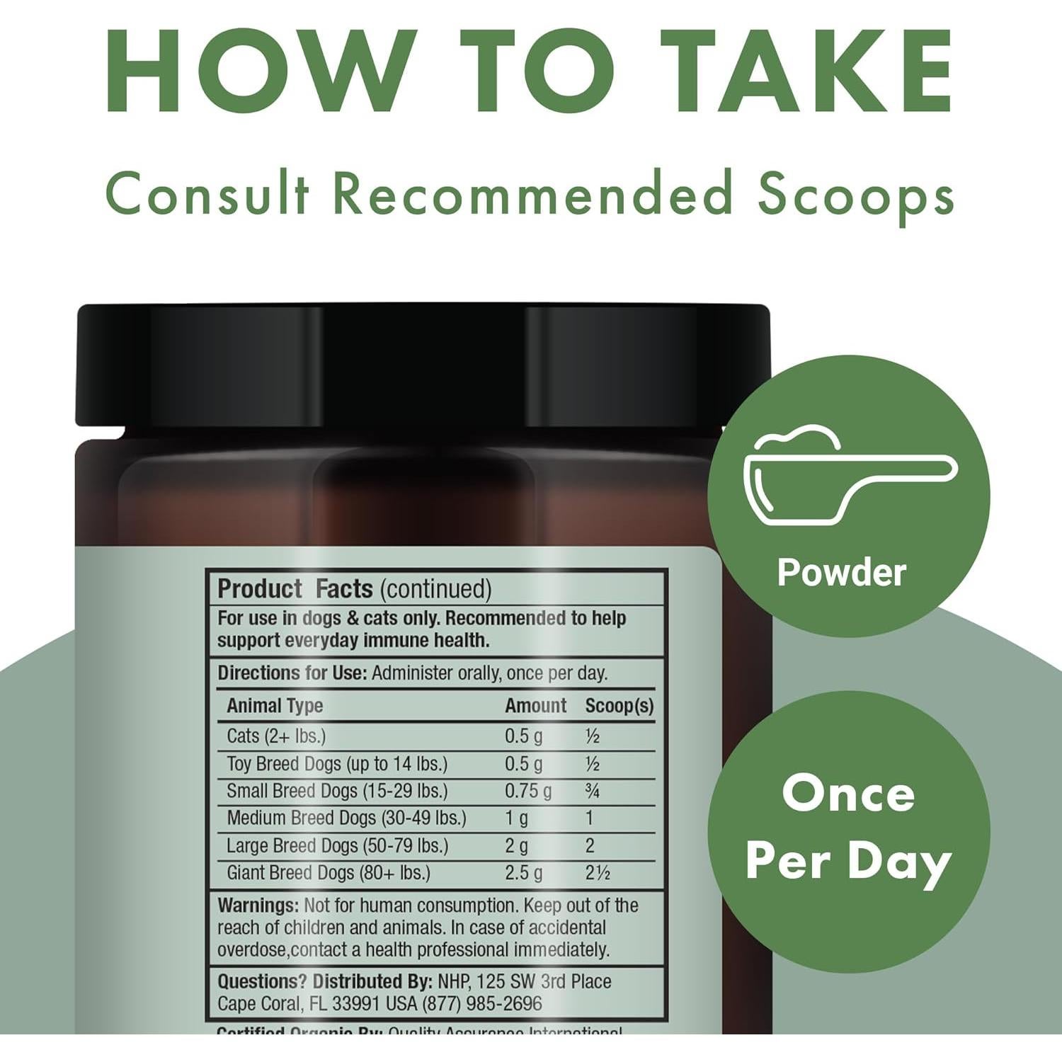 Suplemento Orgánico para Mascotas Dr. Mercola 60g - Hongos Fermentados