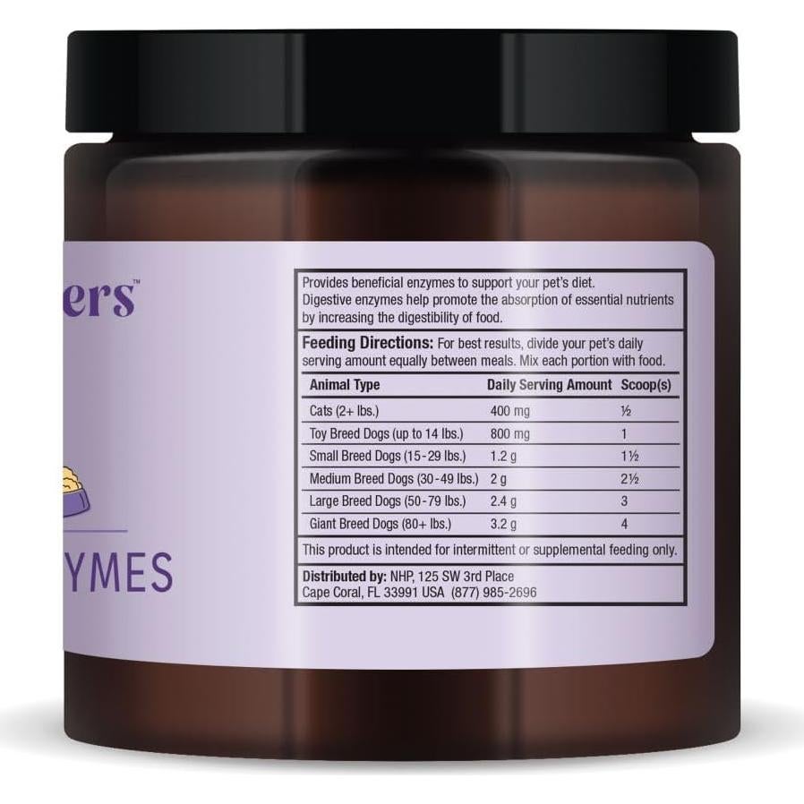 Enzimas Digestivas Bark & Whiskers 120 g - Para Perros y Gatos