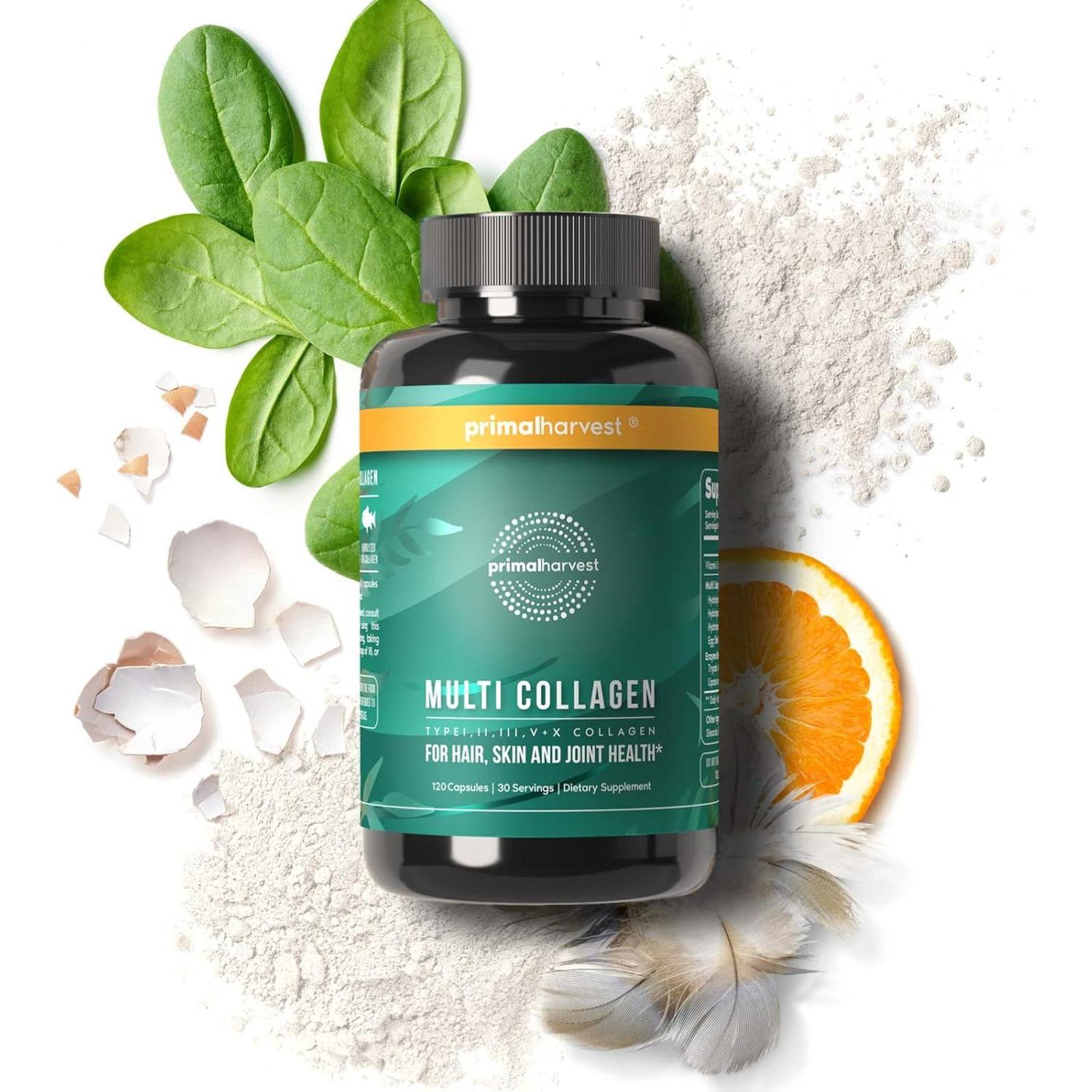 Píldoras de Colágeno Múltiple Primal Harvest 120 Cápsulas