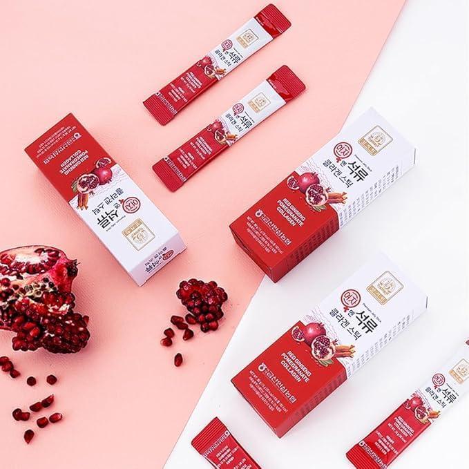 Gelatina de Colágeno de Granada Baekje Geumsan 600g (30 Sticks)