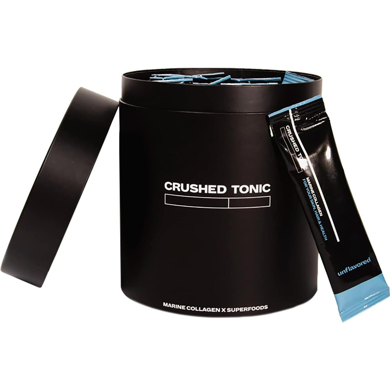 Colágeno Marino Crushed Tonic - 30 Palitos - Sin Sabor - 10g