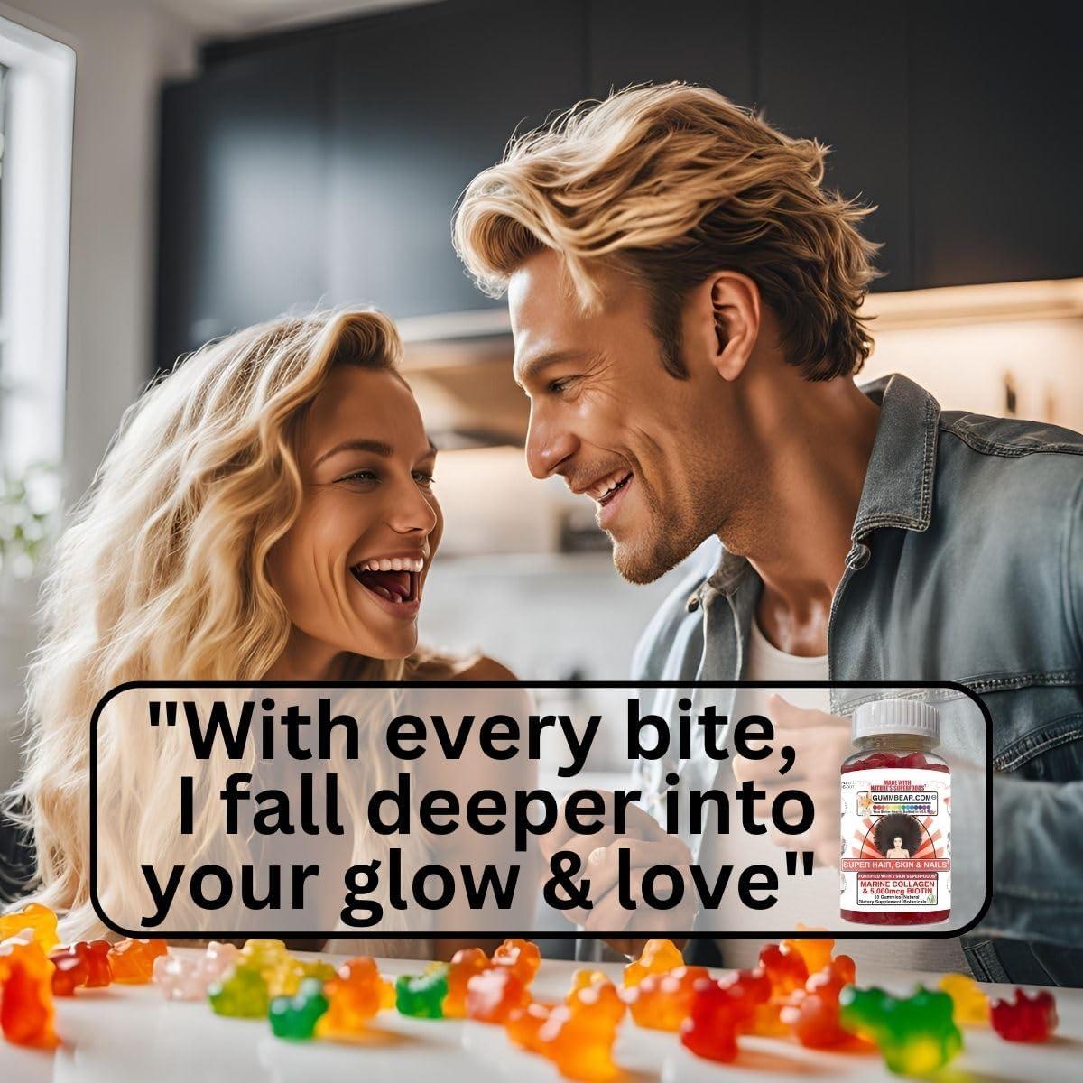 Gomitas de Biotina y Colágeno GummBear 5000mcg - 181g