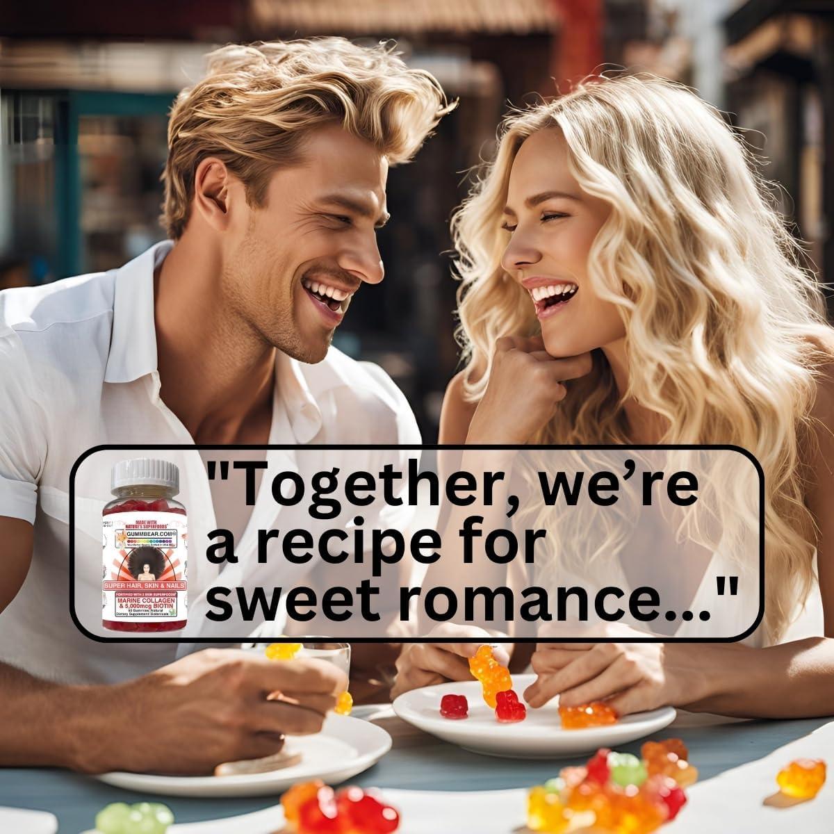 Gomitas de Biotina y Colágeno GummBear 5000mcg - 181g