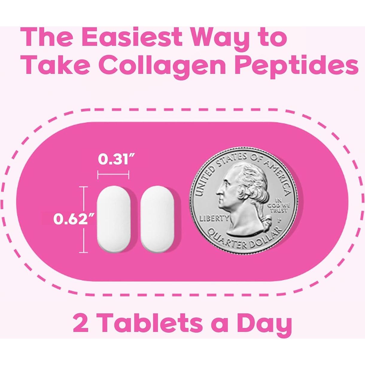 Ever Collagen Biotina Célula - Tabletas de Colágeno Marino 113g