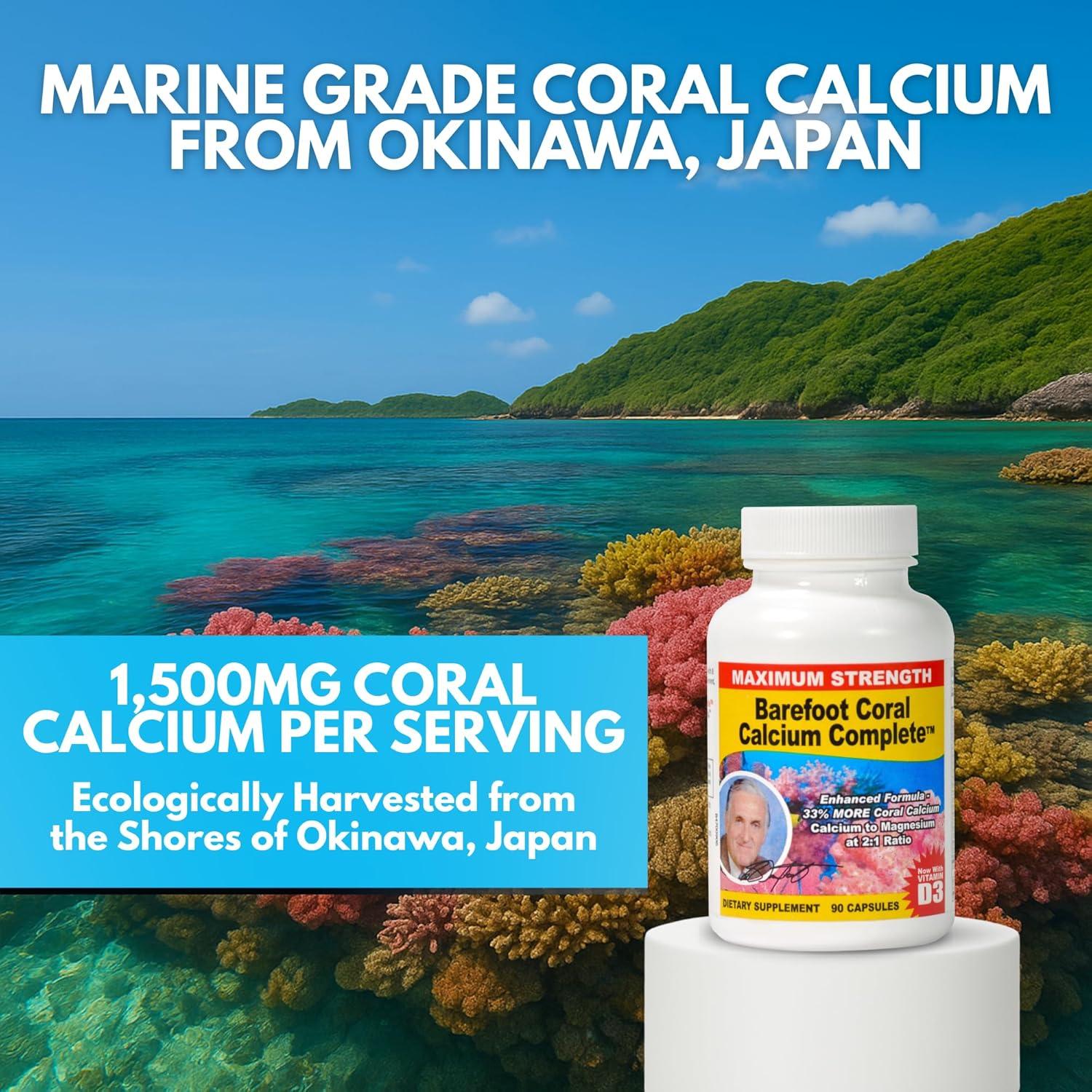 Suplemento de Calcio de Coral EffiHealth 1500mg 90 Cápsulas
