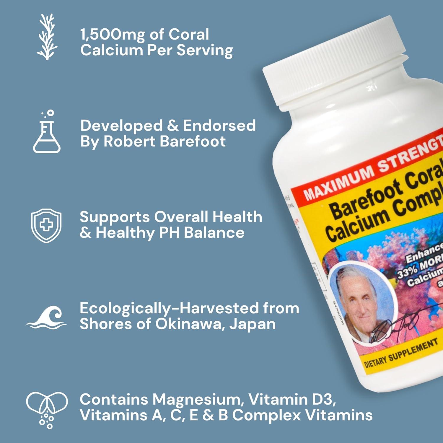 Suplemento de Calcio de Coral EffiHealth 1500mg 90 Cápsulas