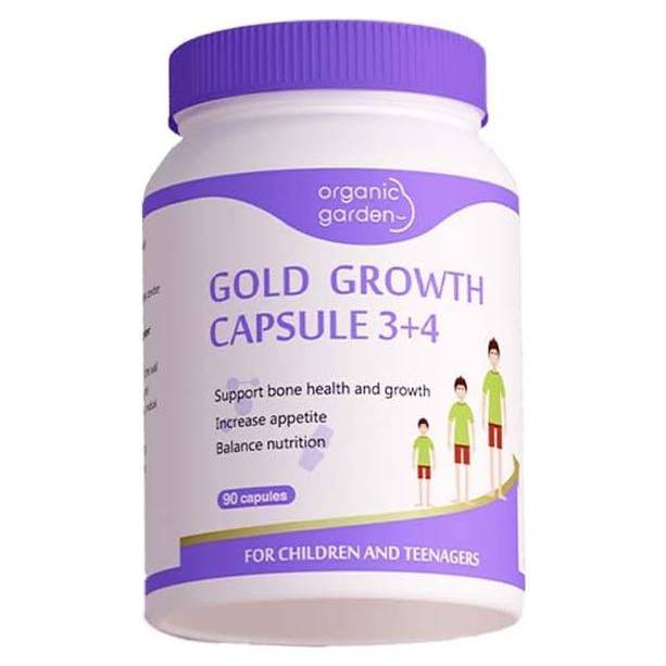 Suplemento de Crecimiento Orgánico OrganicGarden - 90 Cápsulas