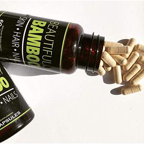 Suplemento de Vitamina Bamboo Hermosamente 60 Cápsulas - Piel, Cabello y Uñas