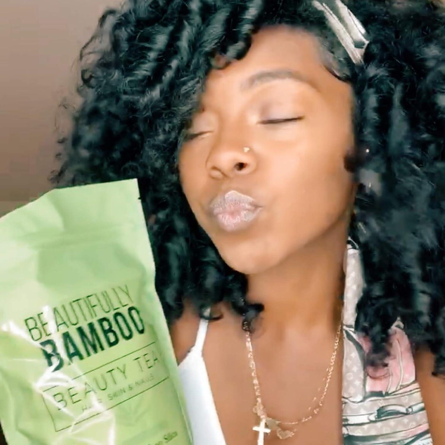 Té de Bambú Orgánico - 30 Bolsas para Cabello, Piel y Uñas