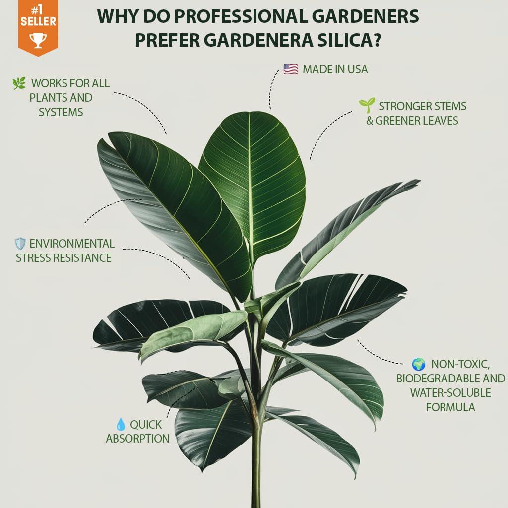 Fertilizante Líquido de Sílice Gardenera para Bambú 227g