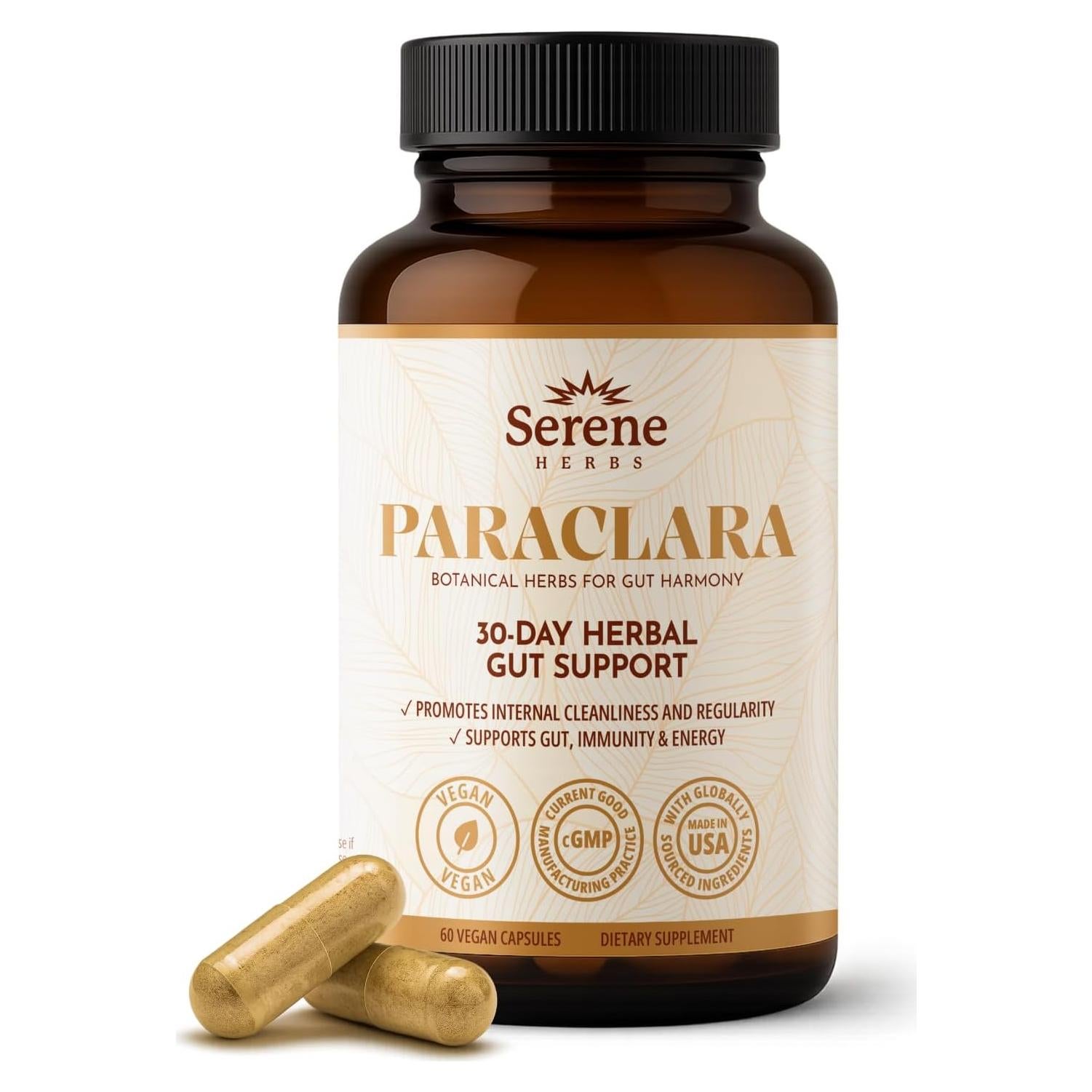 Suplemento Digestivo Natural Hierbas Serenas - 60 Cápsulas