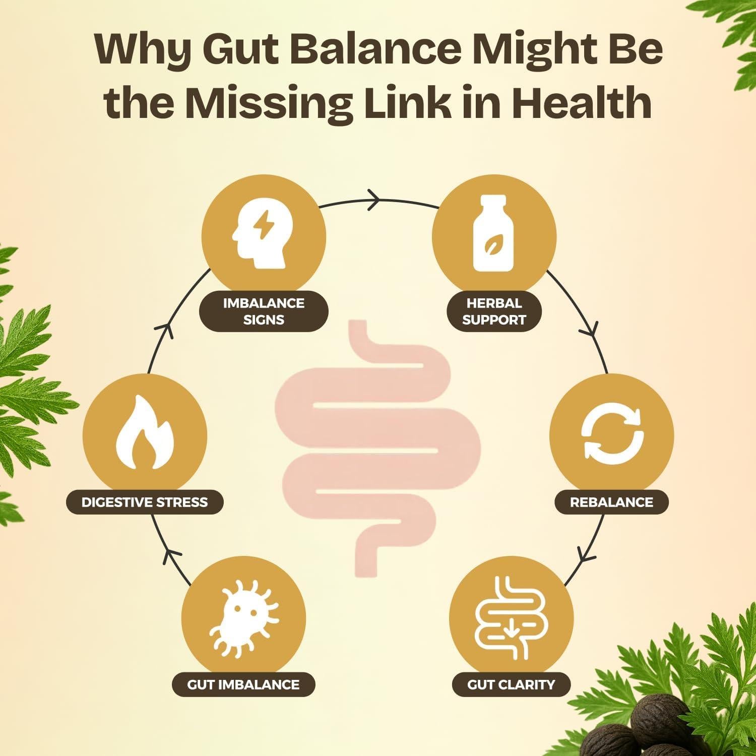 Suplemento Digestivo Natural Hierbas Serenas - 60 Cápsulas