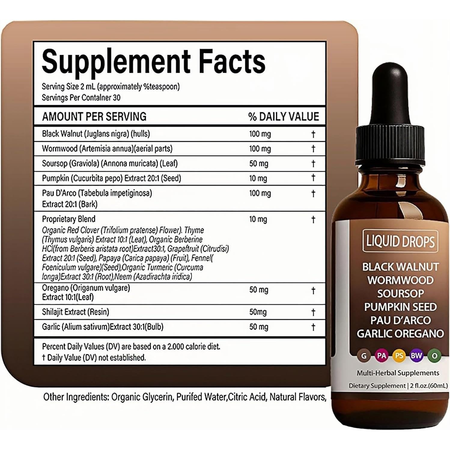 Gotas Líquidas EYES Nutralis Ajenjo Nuez Negra 80g