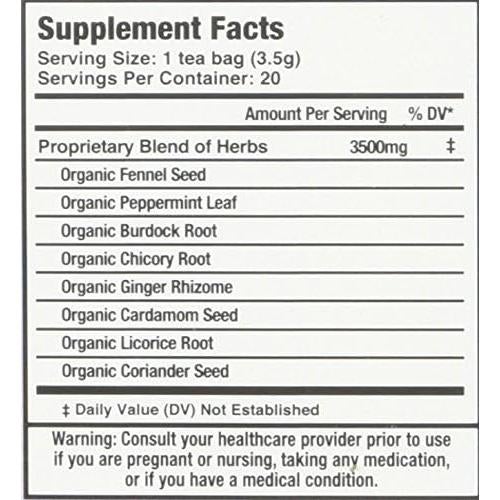 Té Digestivo con Prebióticos Mate Factor - 20 Bolsas