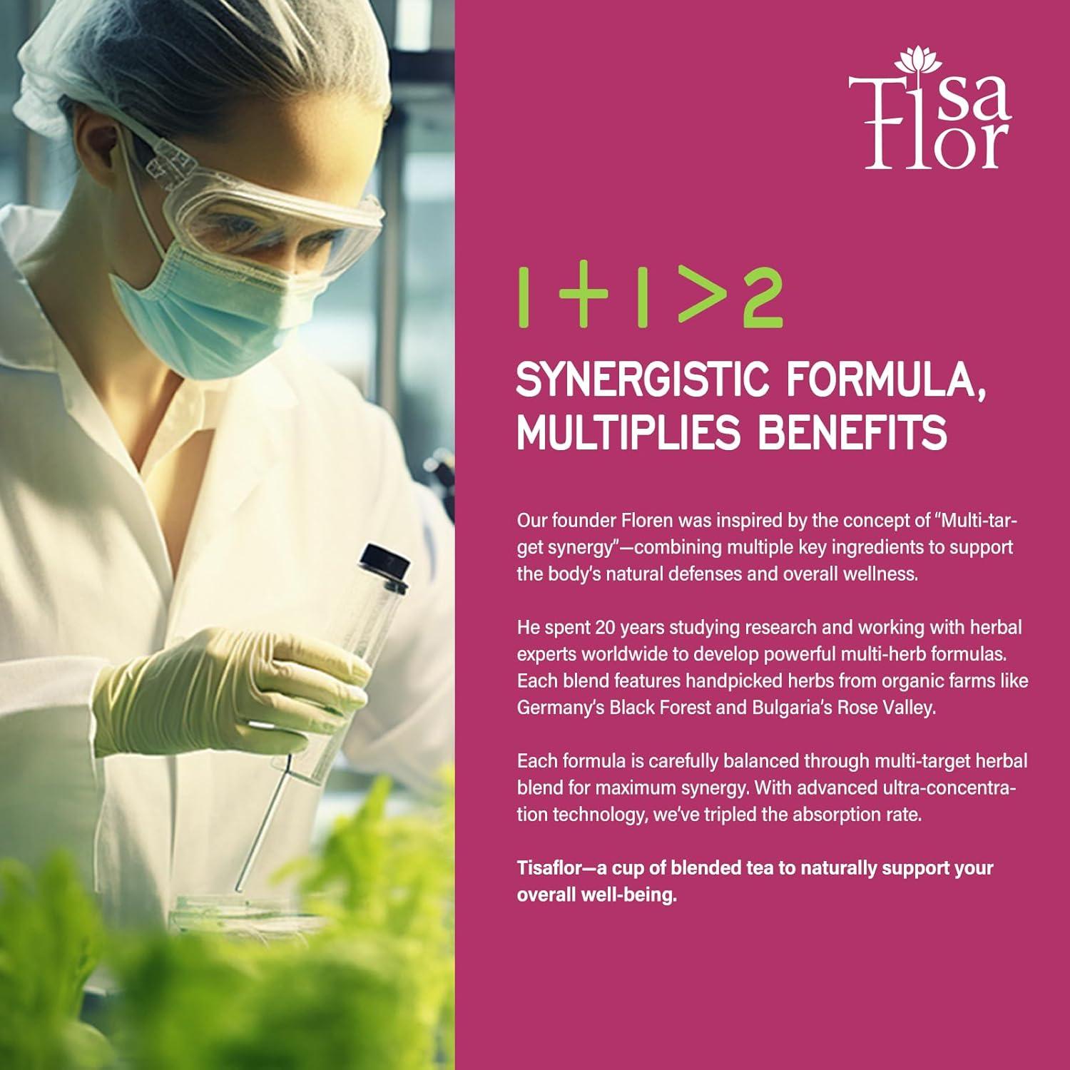 Té Herbal Detox Pau d'Arco TisaFlor 50 Bolsitas Sin Cafeína