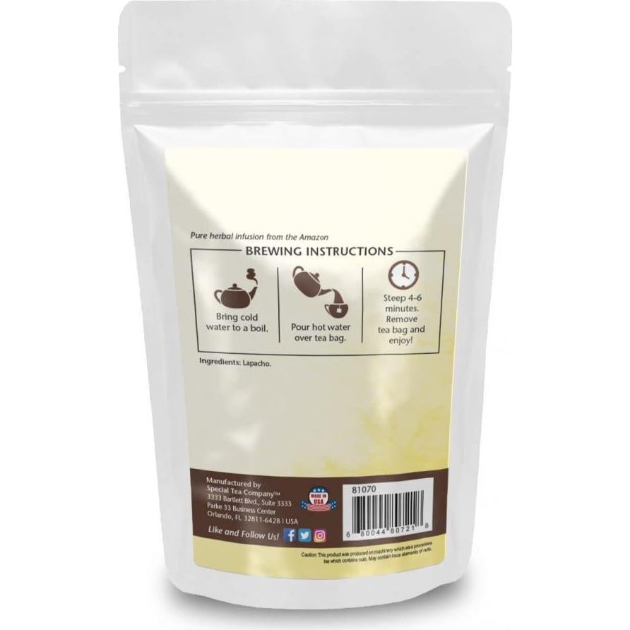 Té Herbal de Lapacho Pirámide 15 Bolsitas - SpecialTea