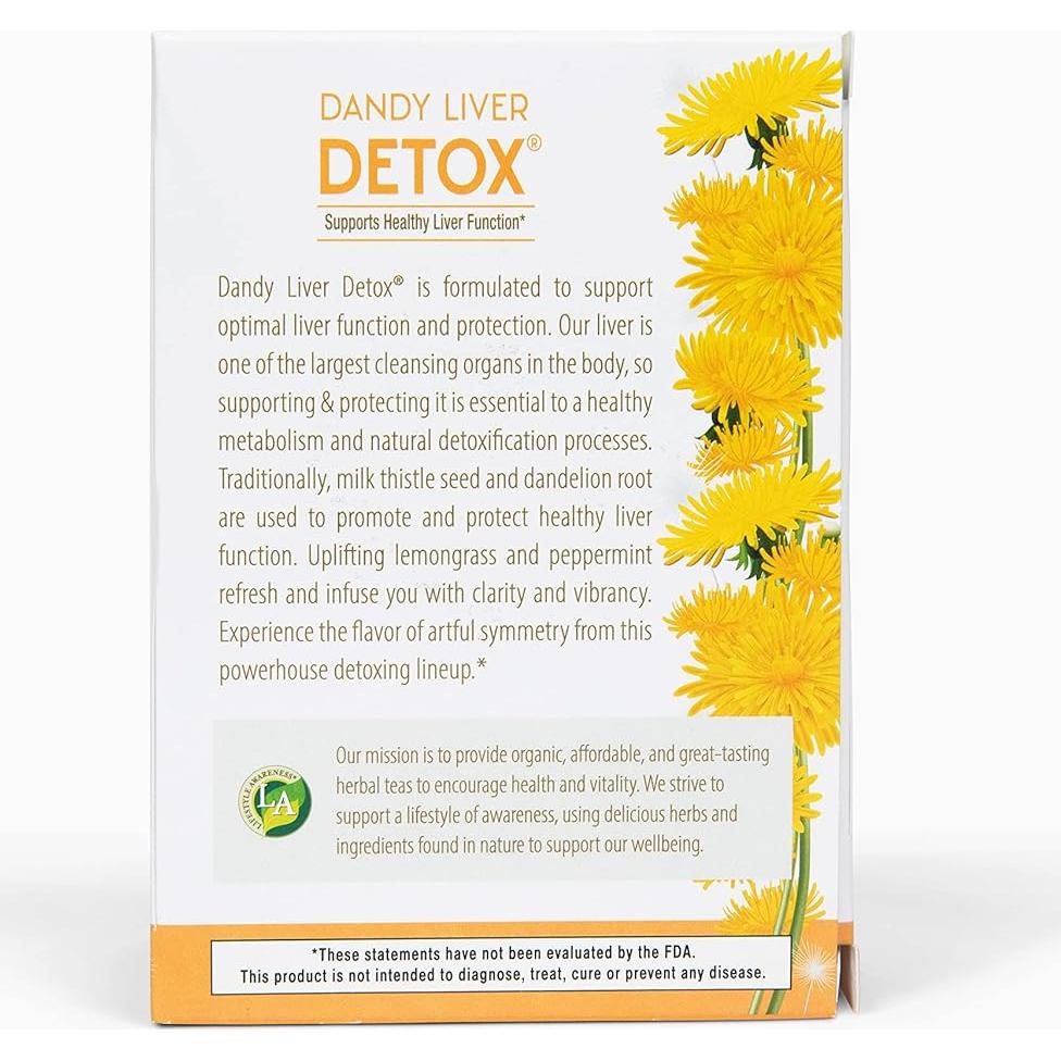 Té Detox de Hígado Dandy Sin Cafeína 20 Bolsitas 40g