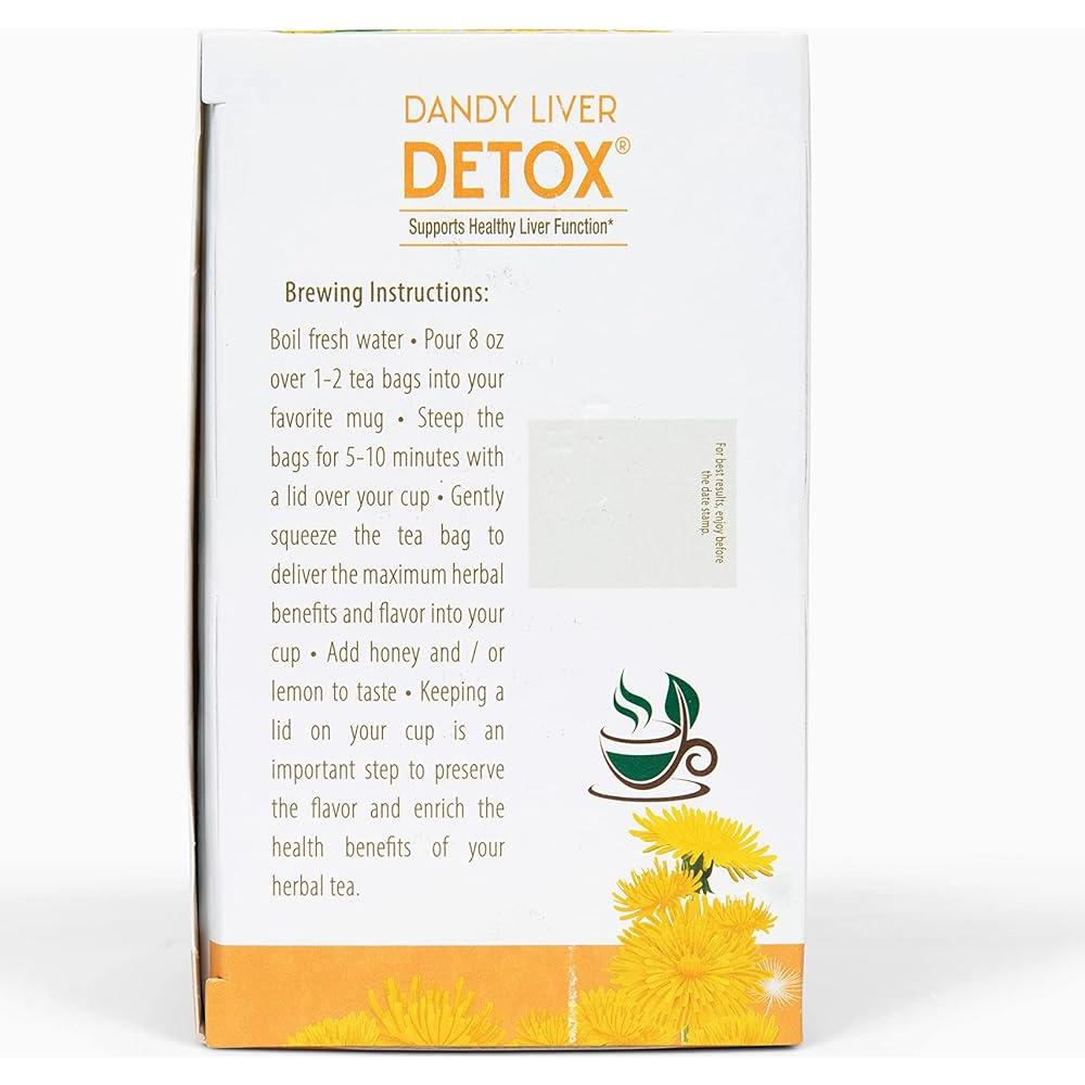 Té Detox de Hígado Dandy Sin Cafeína 20 Bolsitas 40g