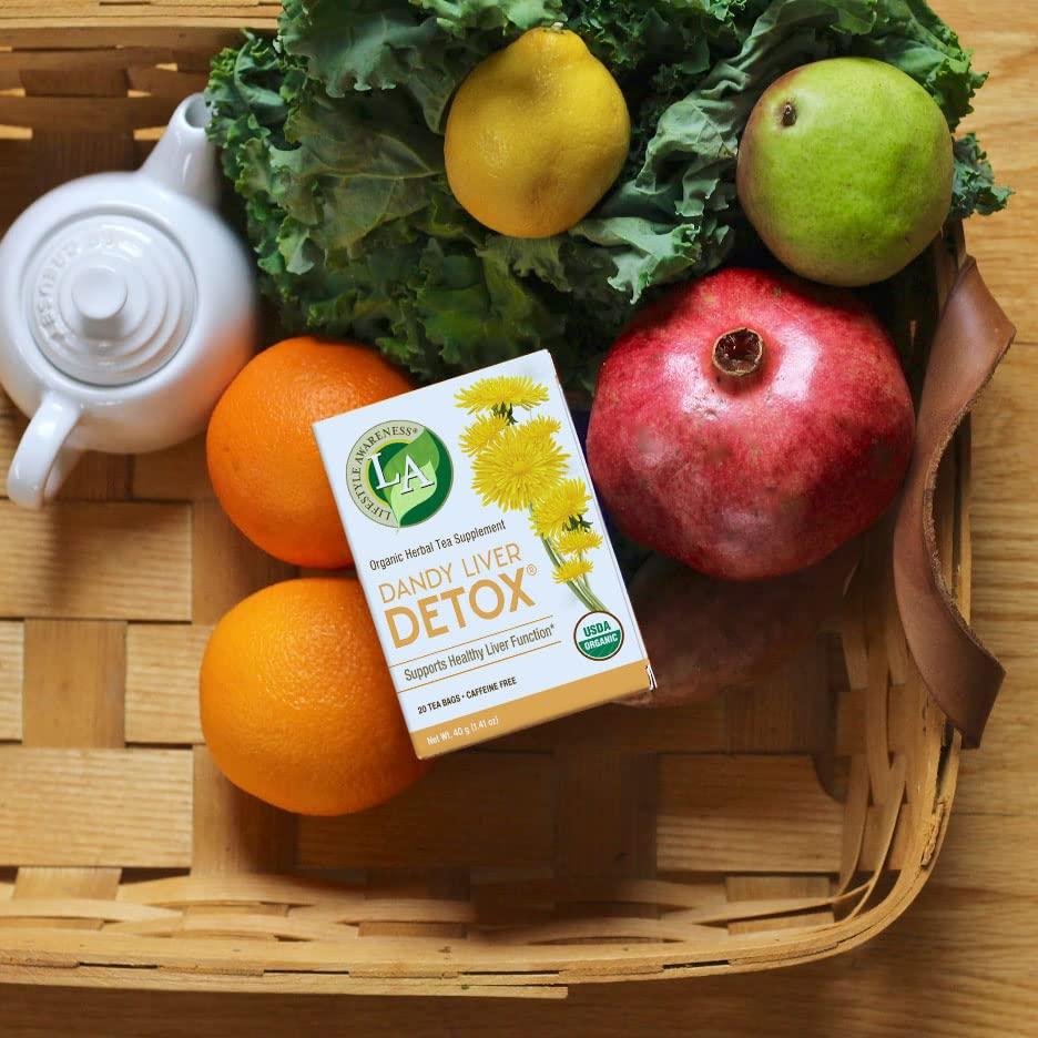 Té Detox de Hígado Dandy Sin Cafeína 20 Bolsitas 40g