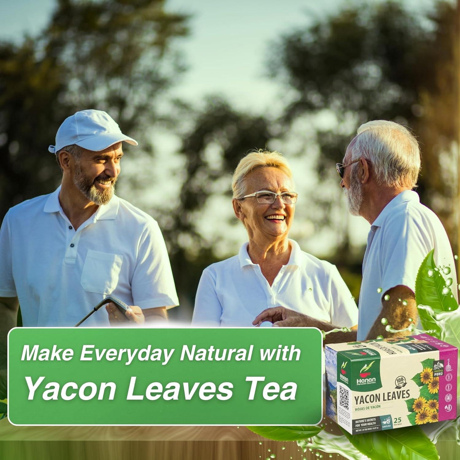 Té de Hierbas de Hoja de Yacón Hanan - 25 Bolsitas 100% Naturales