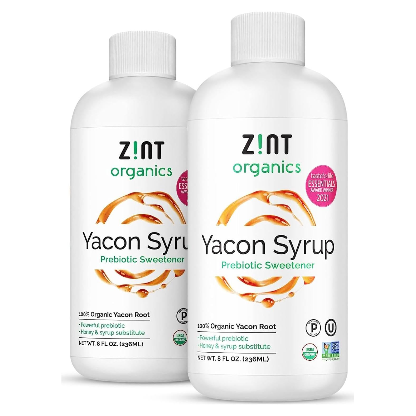 Jarabe de Yacón Orgánico Zint 236.6 ml - Endulzante Natural