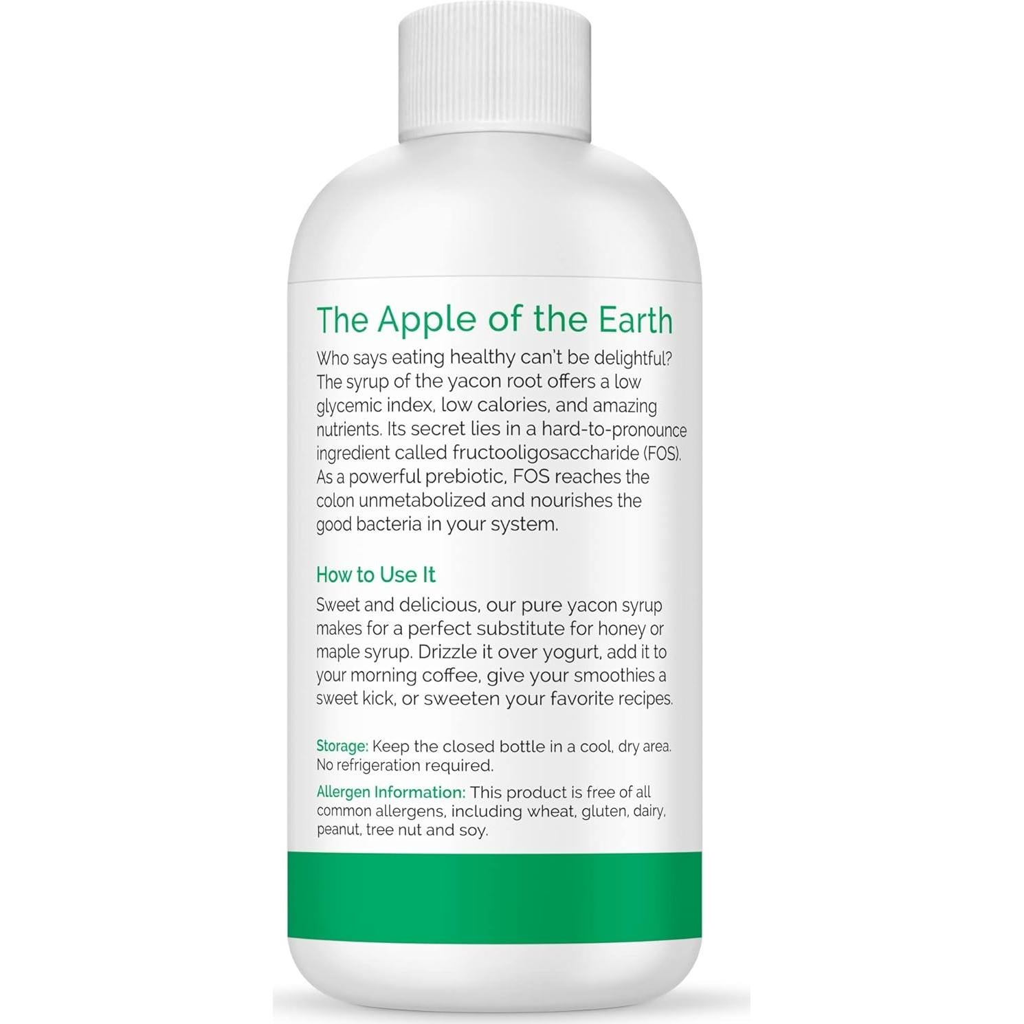 Jarabe de Yacón Orgánico Zint 236.6 ml - Endulzante Natural