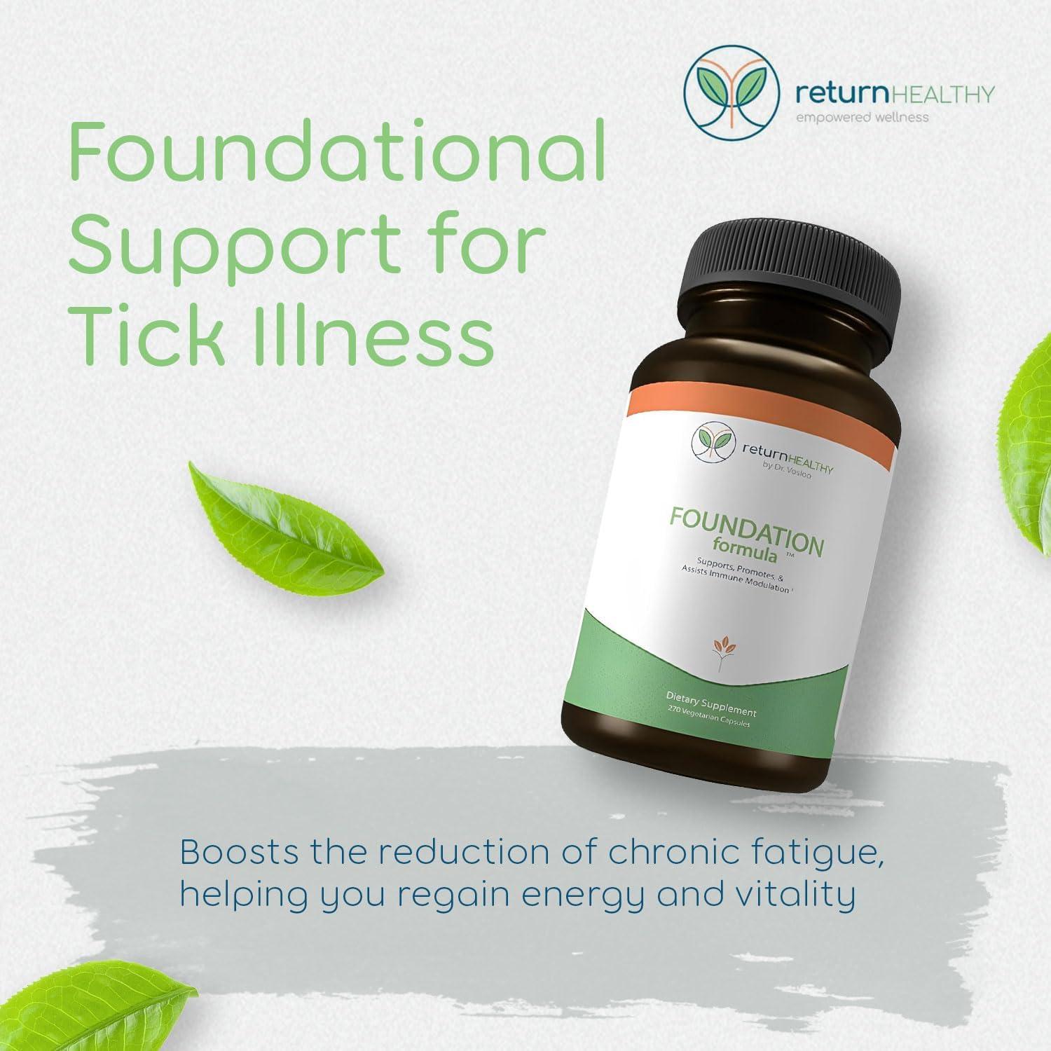 Suplemento Inmunológico Return Healthy 270 Cápsulas 100% Natural