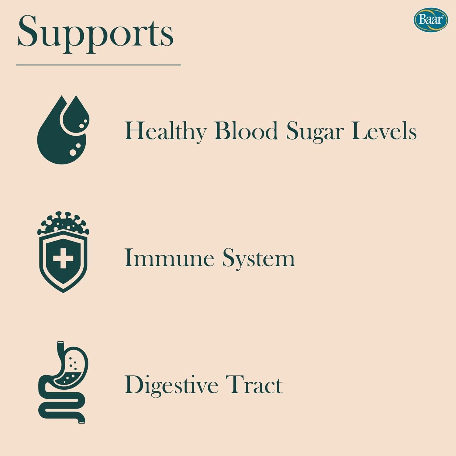 Cápsulas de Alcachofa de Jerusalén Baar 320 mg - 100 Unidades