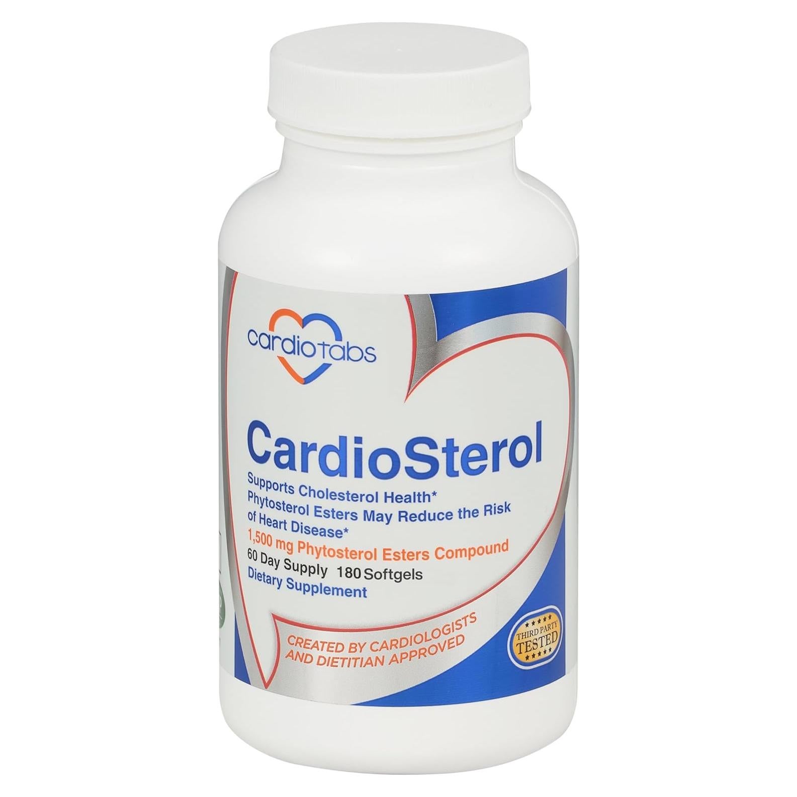 CardioSterol 180 Cápsulas - Suplemento de Fitosteroles y Aceite de Pescado