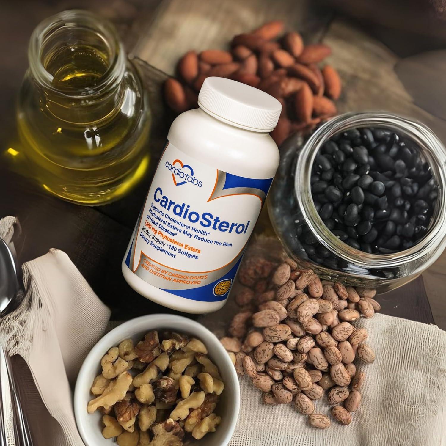 CardioSterol 180 Cápsulas - Suplemento de Fitosteroles y Aceite de Pescado