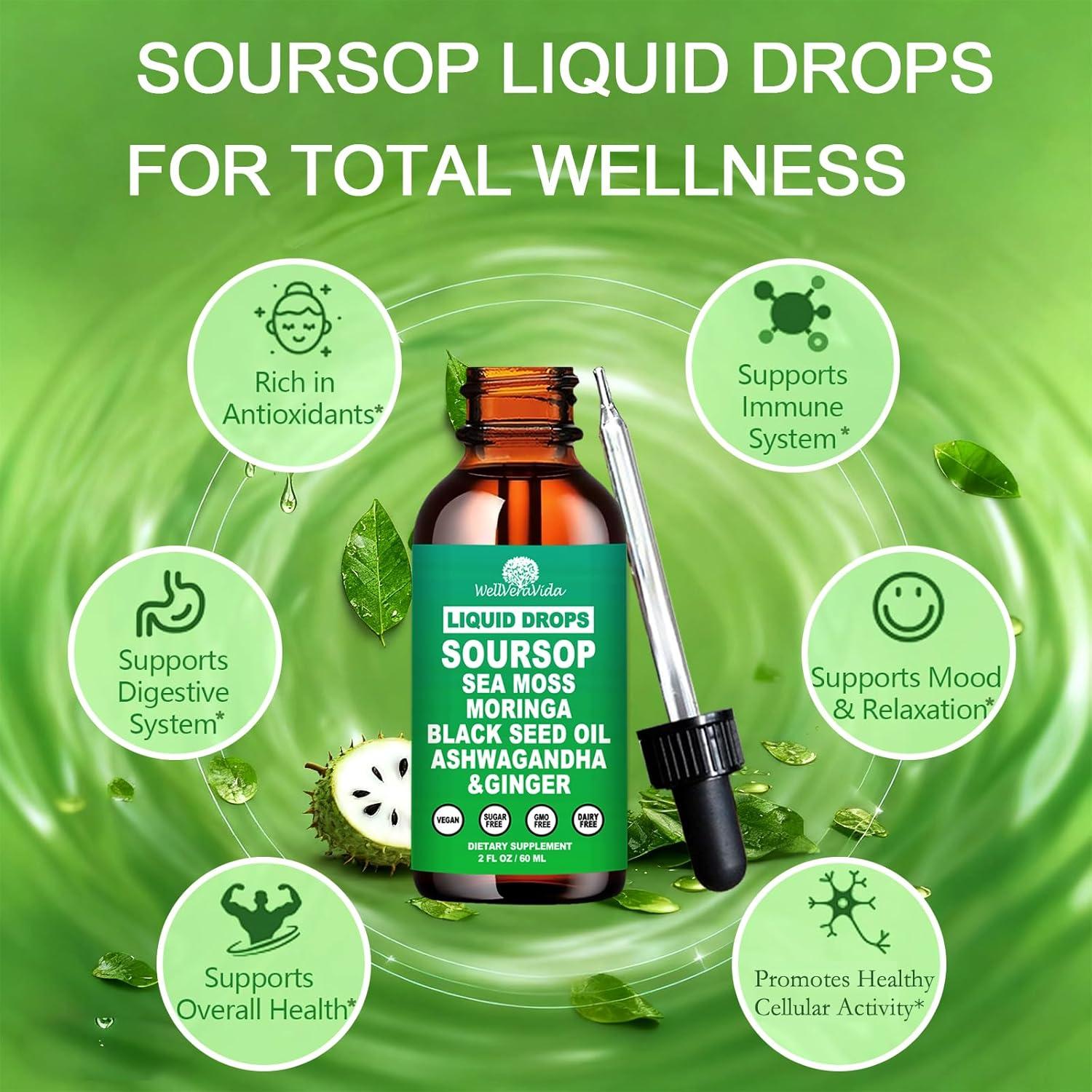 Extracto Líquido de Bitters de Guanábana WellVeraVida 140g