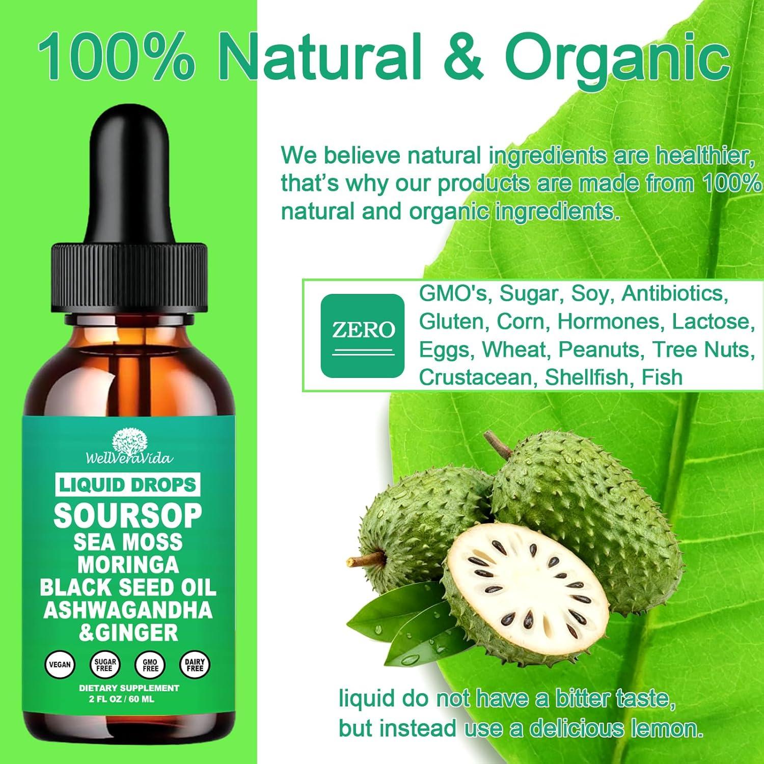 Extracto Líquido de Bitters de Guanábana WellVeraVida 140g