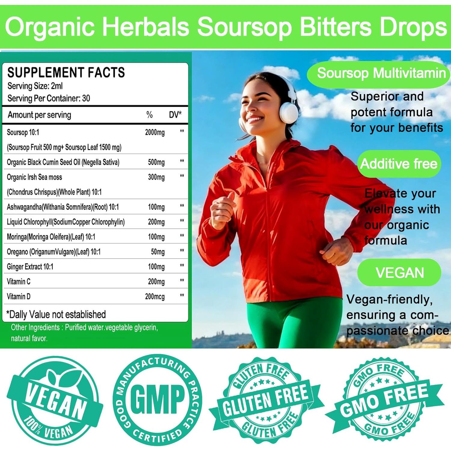 Extracto Líquido de Bitters de Guanábana WellVeraVida 140g