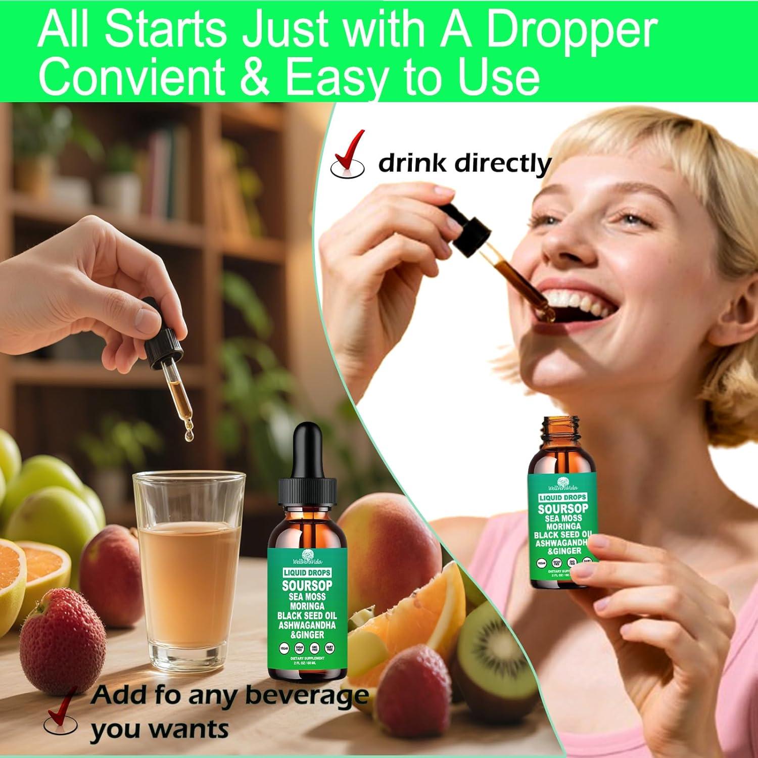 Extracto Líquido de Bitters de Guanábana WellVeraVida 140g