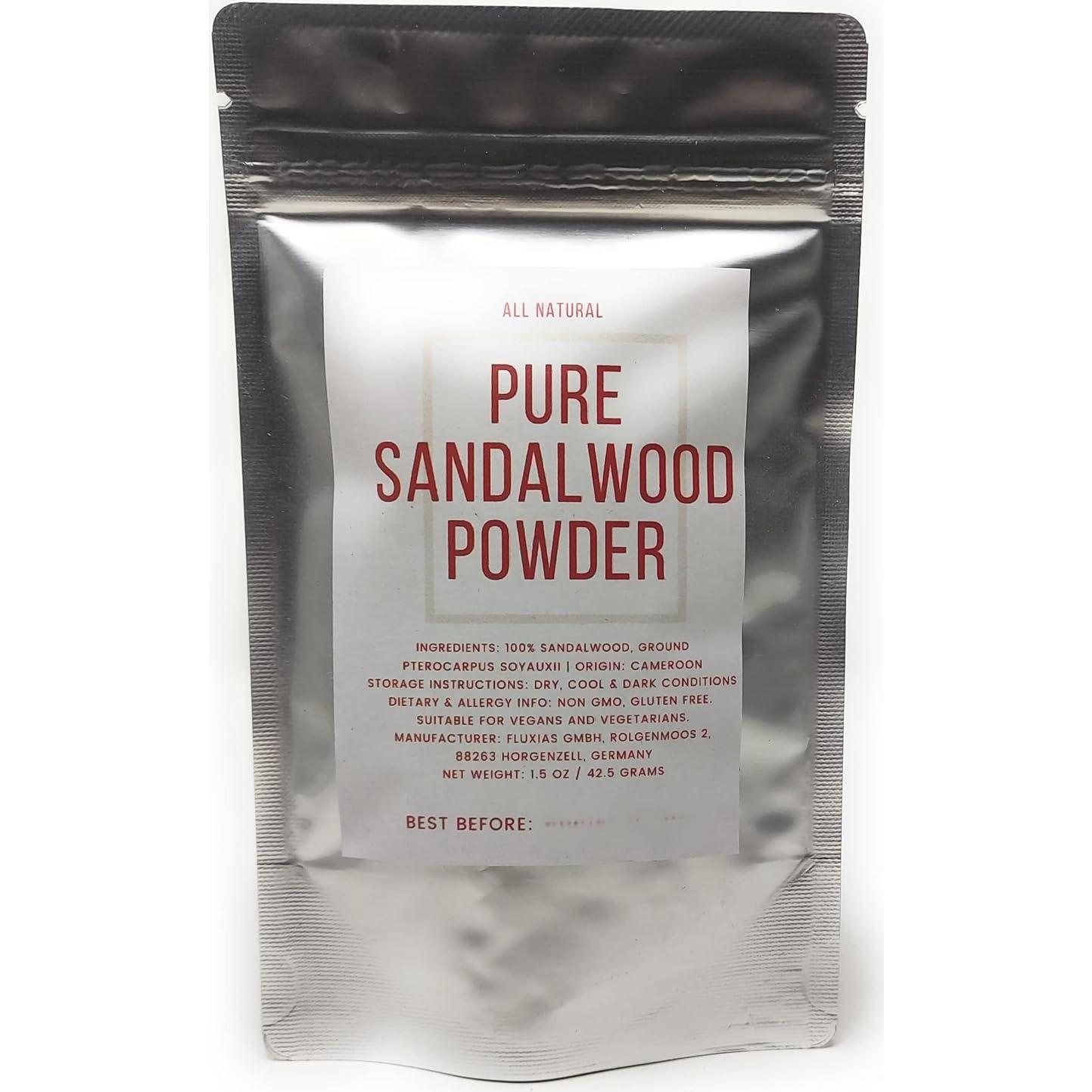 Polvo de Sándalo Puro 100% Natural - Grado Culinario 42.5g