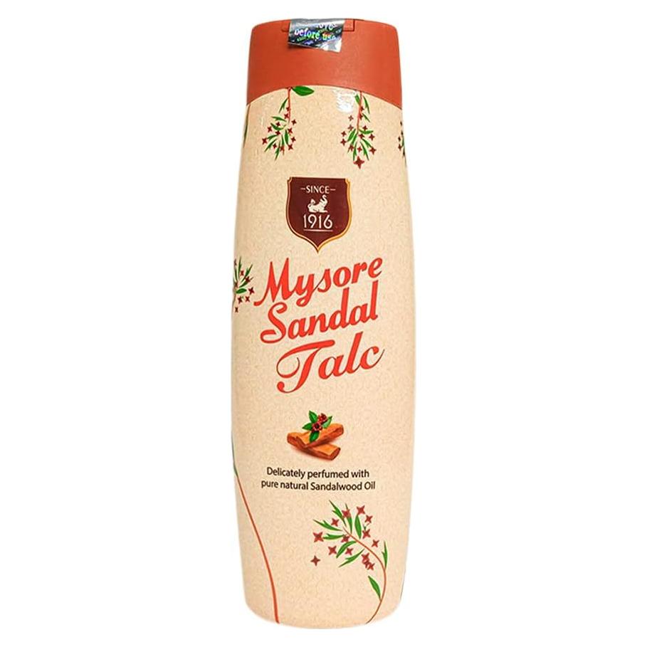 Polvo de Talco Mysore Sandal 300g - 100% Aceite de Sándalo