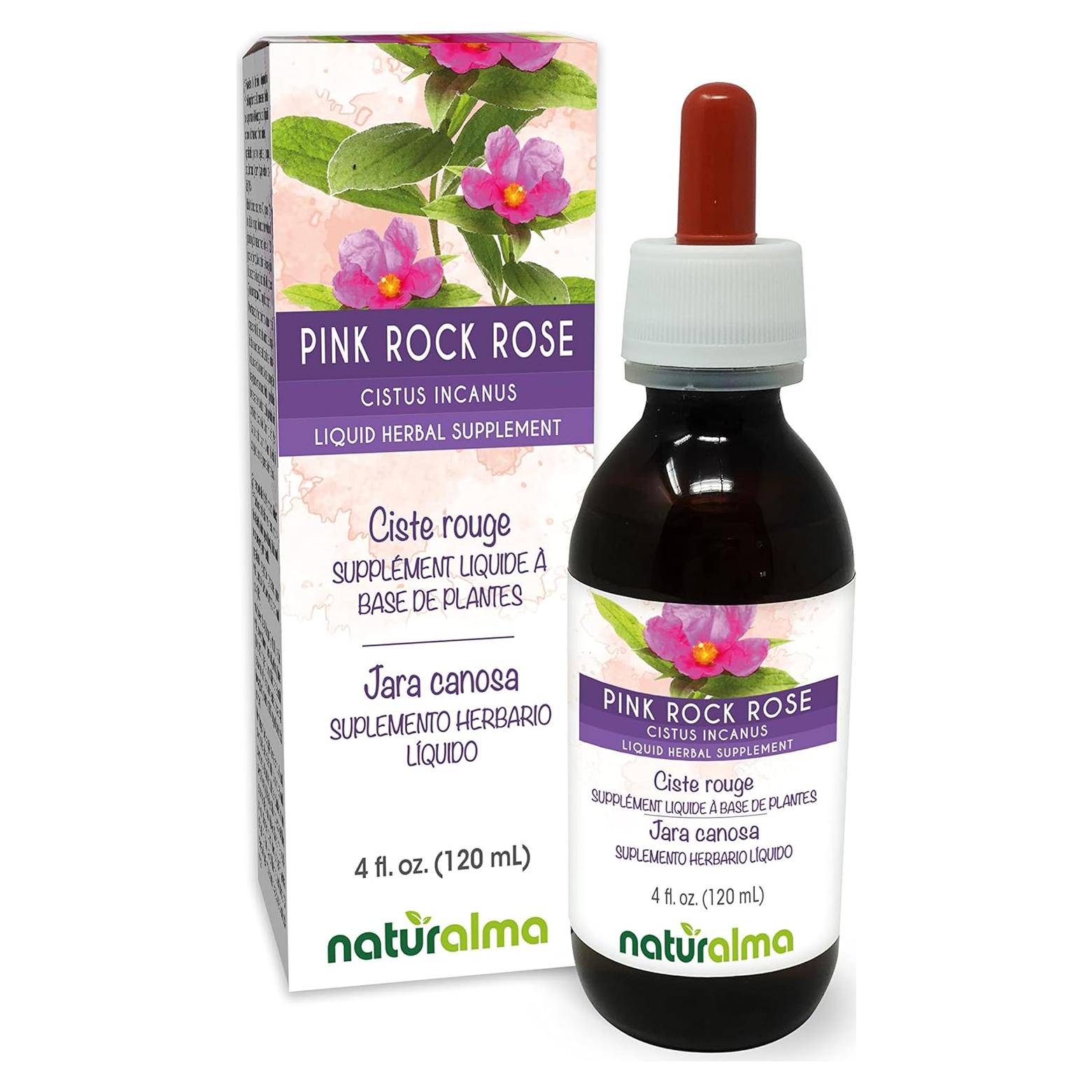 Tintura Líquida Naturalma Rosa Roca 118 ml - Suplemento Herbal Vegano