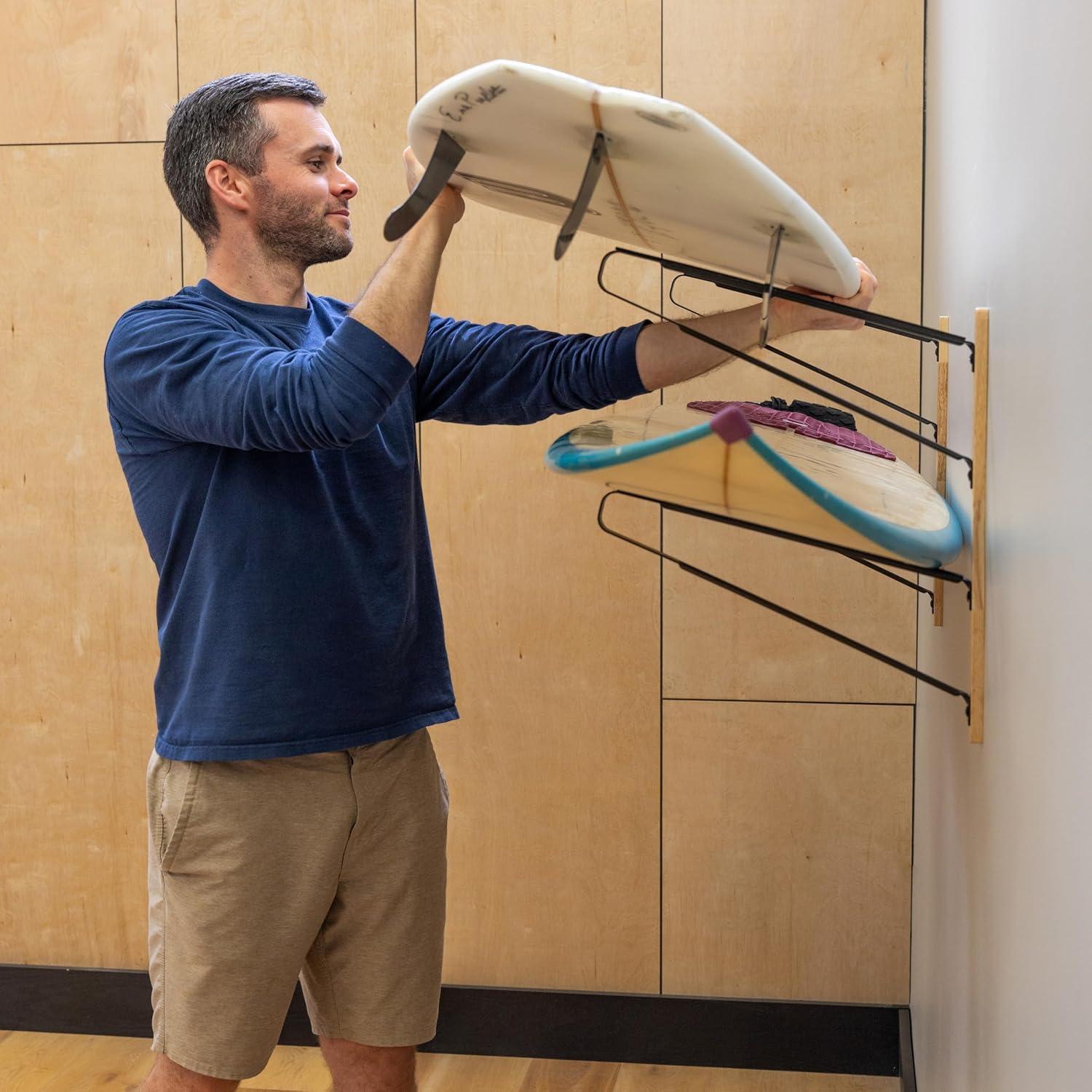 Soporte de Pared para 2 Tablas de Surf StoreYourBoard
