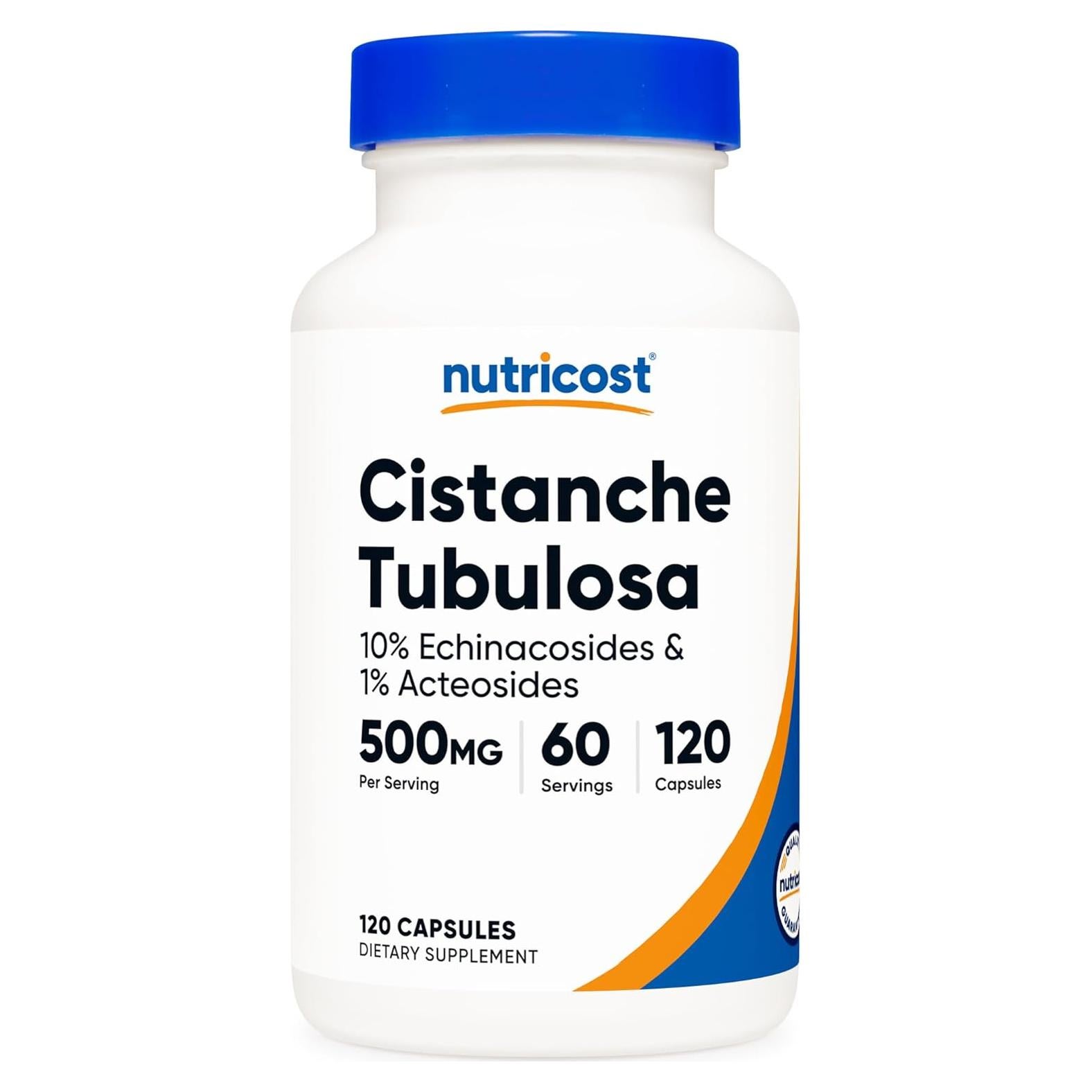 Cápsulas de Cistanche Tubulosa Nutricost 500mg - 120 Unidades