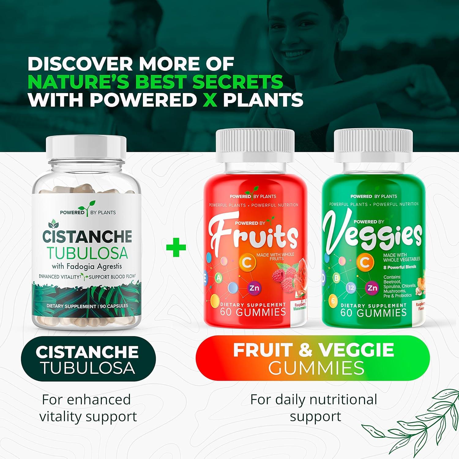 Suplemento Natural Cistanche Tubulosa Powered X Plants 90 Cápsulas