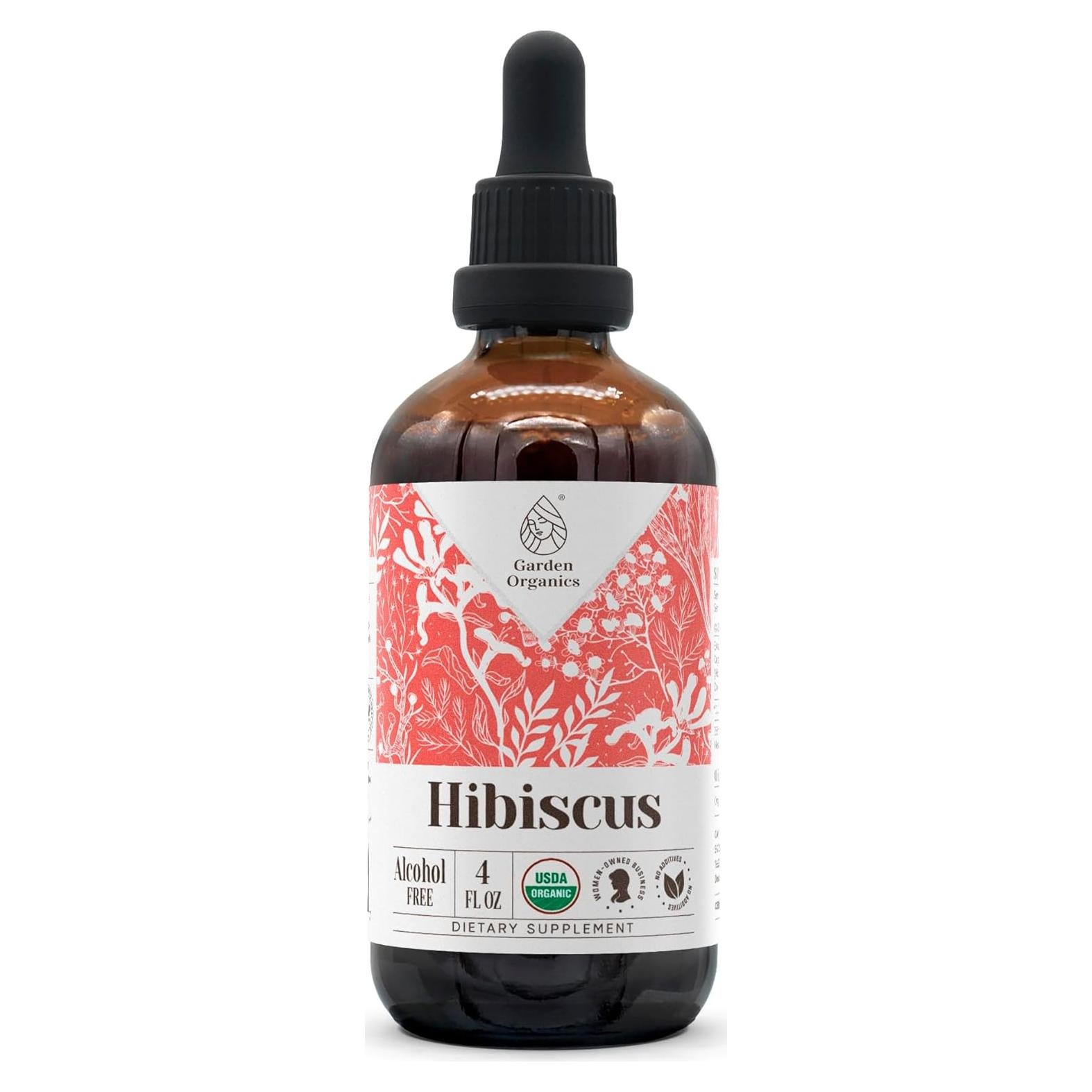 Extracto de Hibisco Orgánico Garden Organics 118.3 ml Sin Alcohol