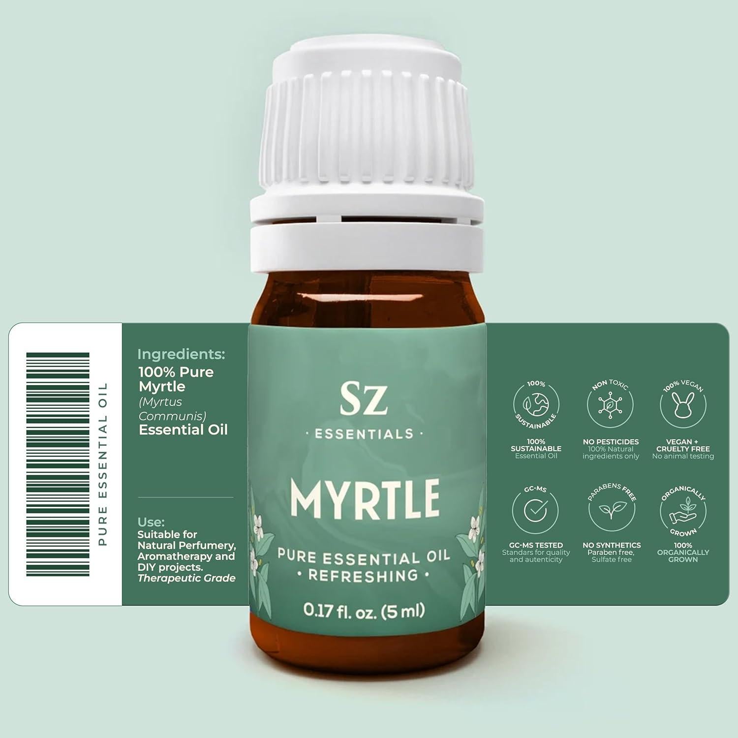 Aceite Esencial de Mirto 100% Puro Sz Essentials 5ml